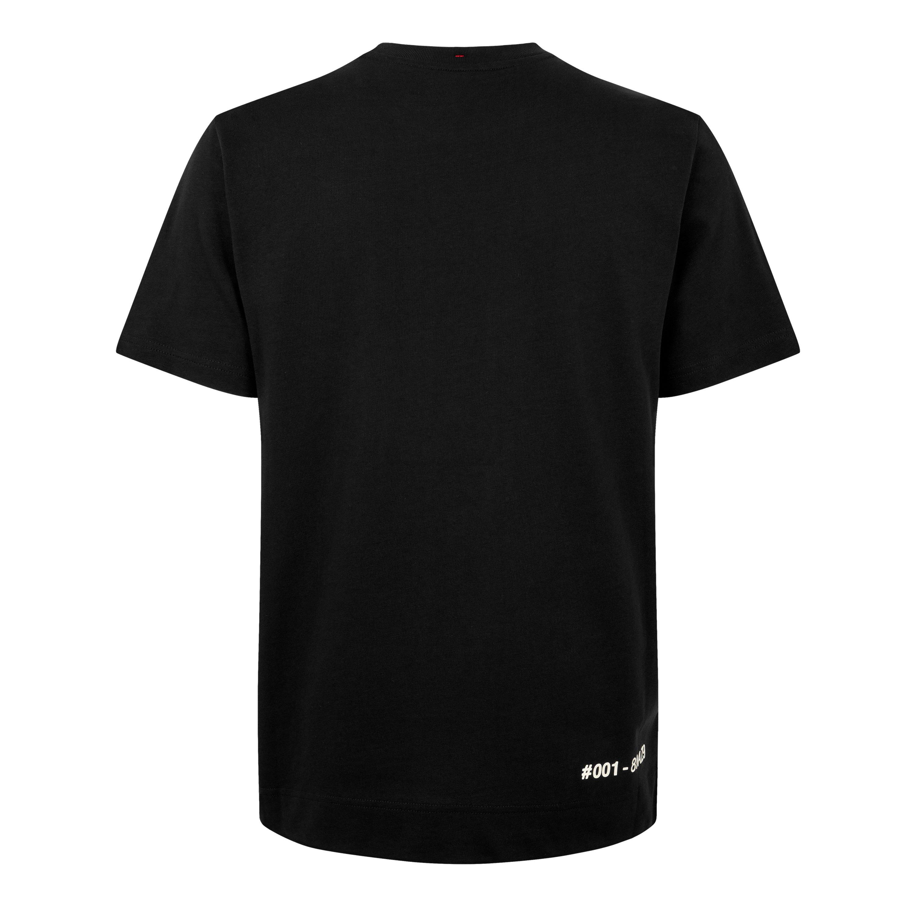Black 999 - Moncler - Men's Big Logo Cotton Short-Sleeve T-Shirt - 2