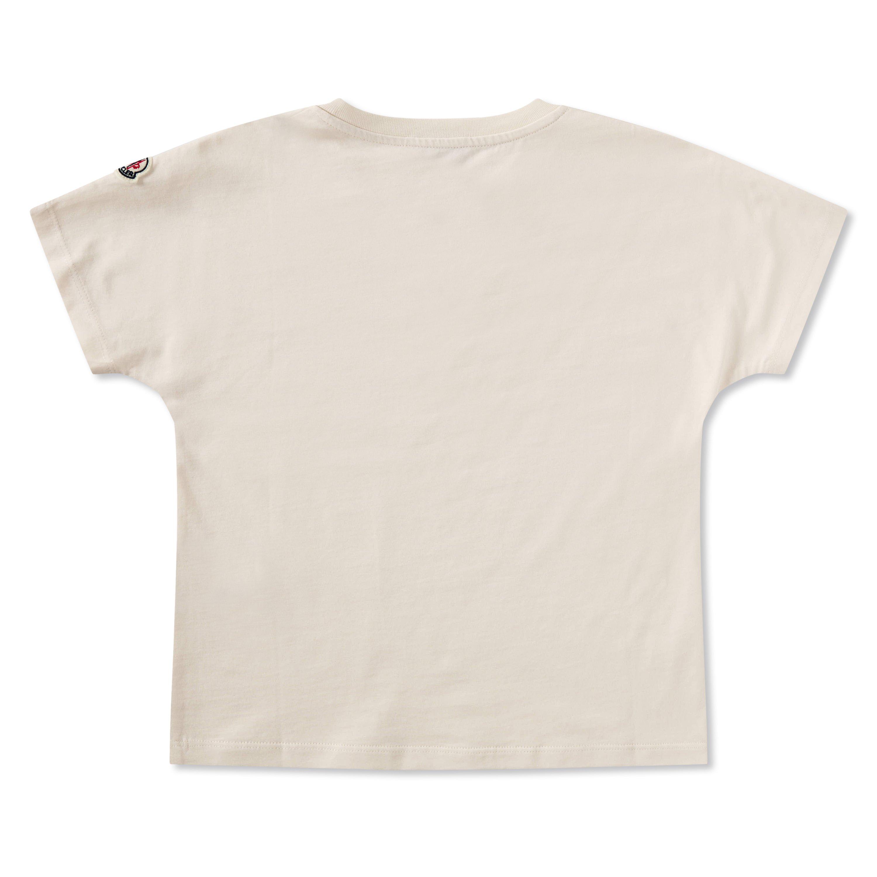 Beige 050 - Moncler - Script Logo T-Shirt - 2
