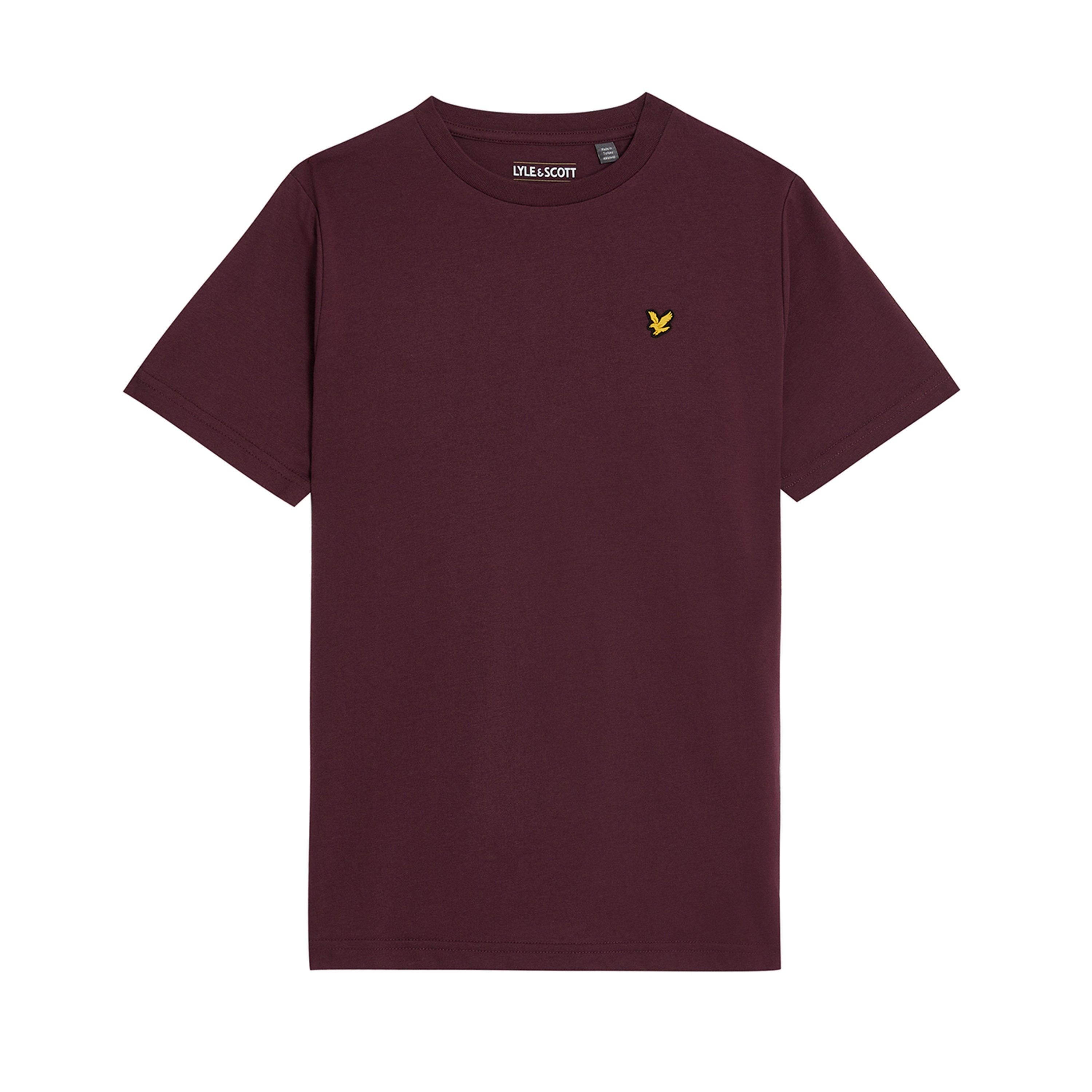Burgundy Z562 - Lyle and Scott - Kids' Regular Fit Sports T-Shirt - 1
