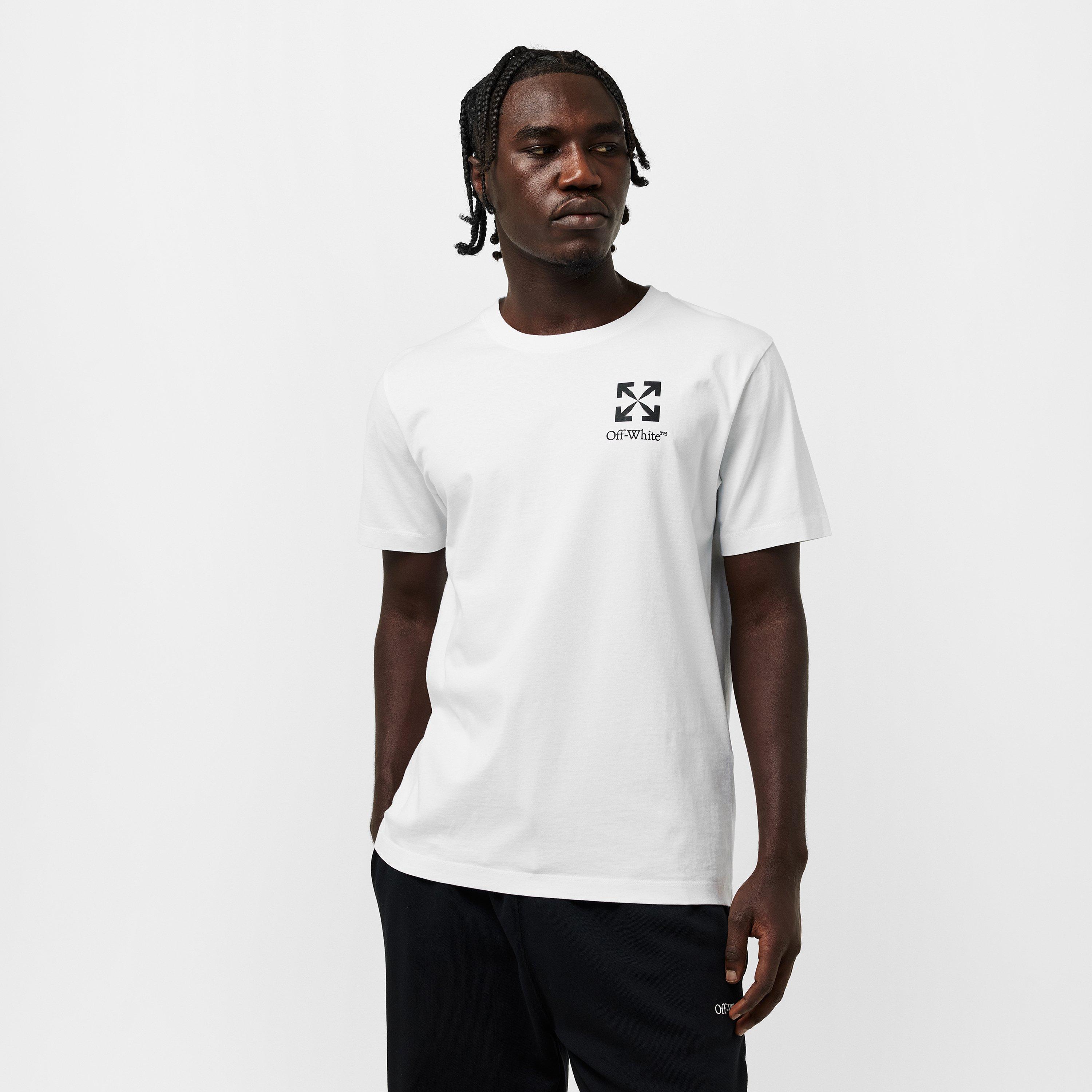 White - Off White - Men's Small Arrow Regular Fit T-Shirt - 3