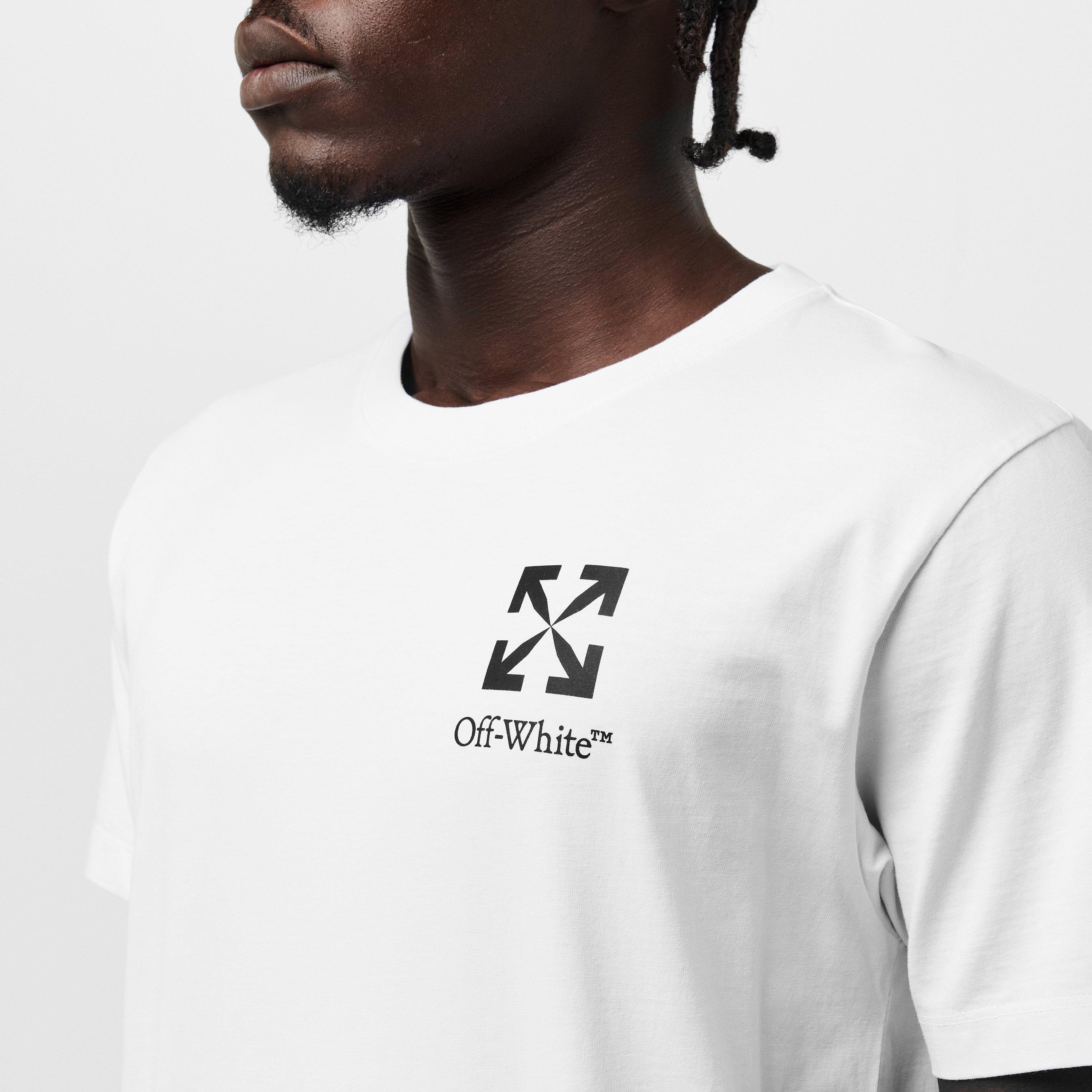 White - Off White - Men's Small Arrow Regular Fit T-Shirt - 5