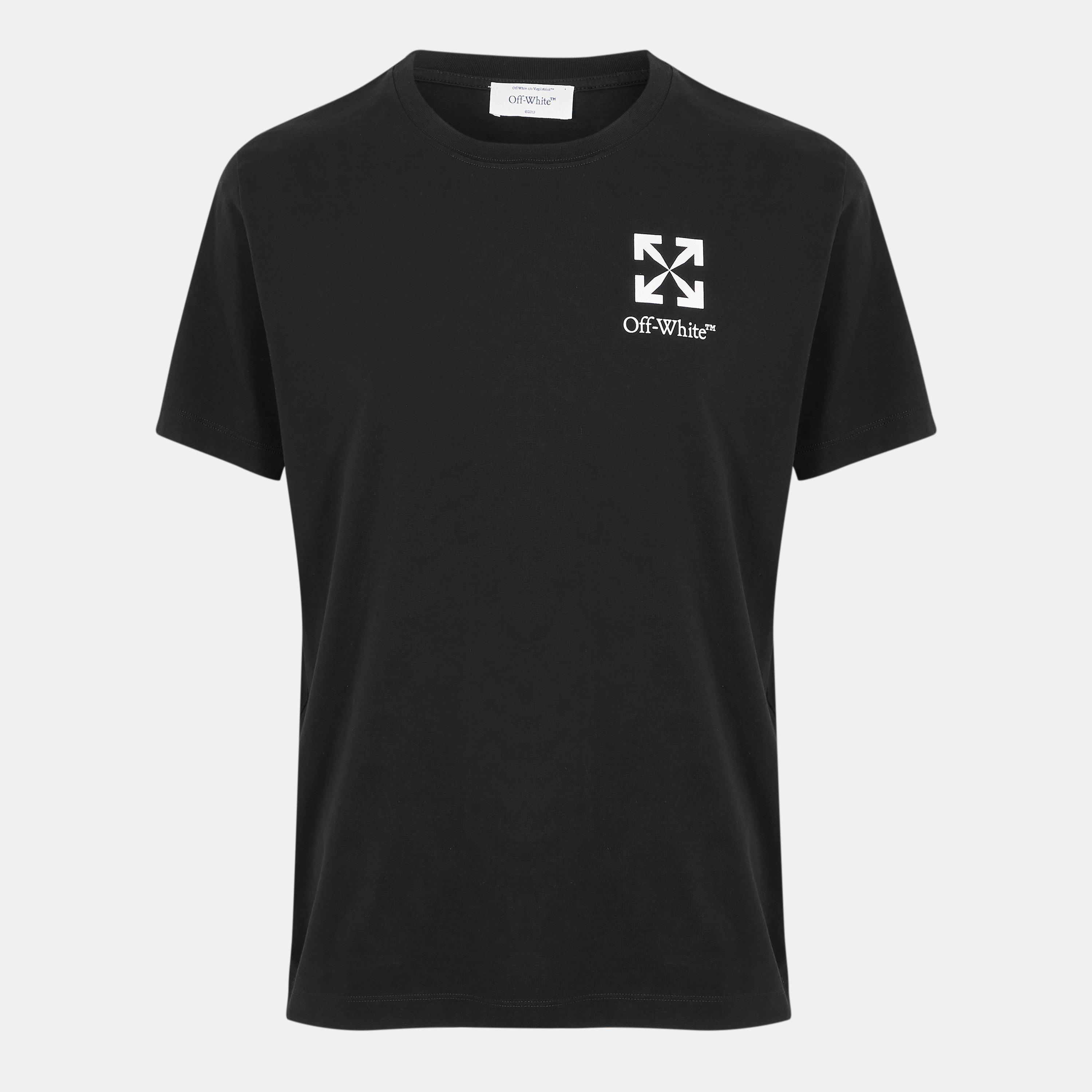Off White Men's Small Arrow T-Shirt - Black - XS