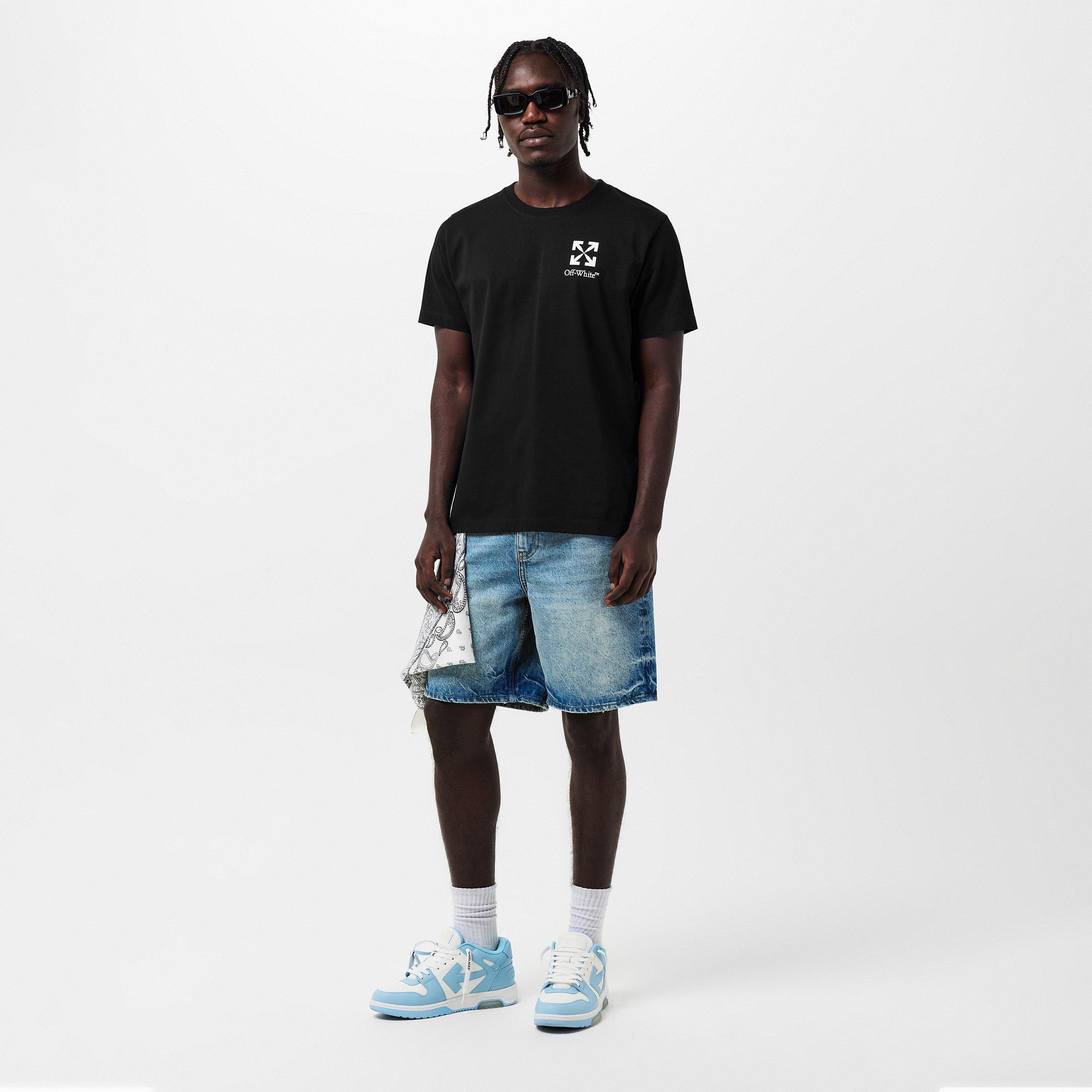 Black - Off White - Men's Small Arrow T-Shirt - 6
