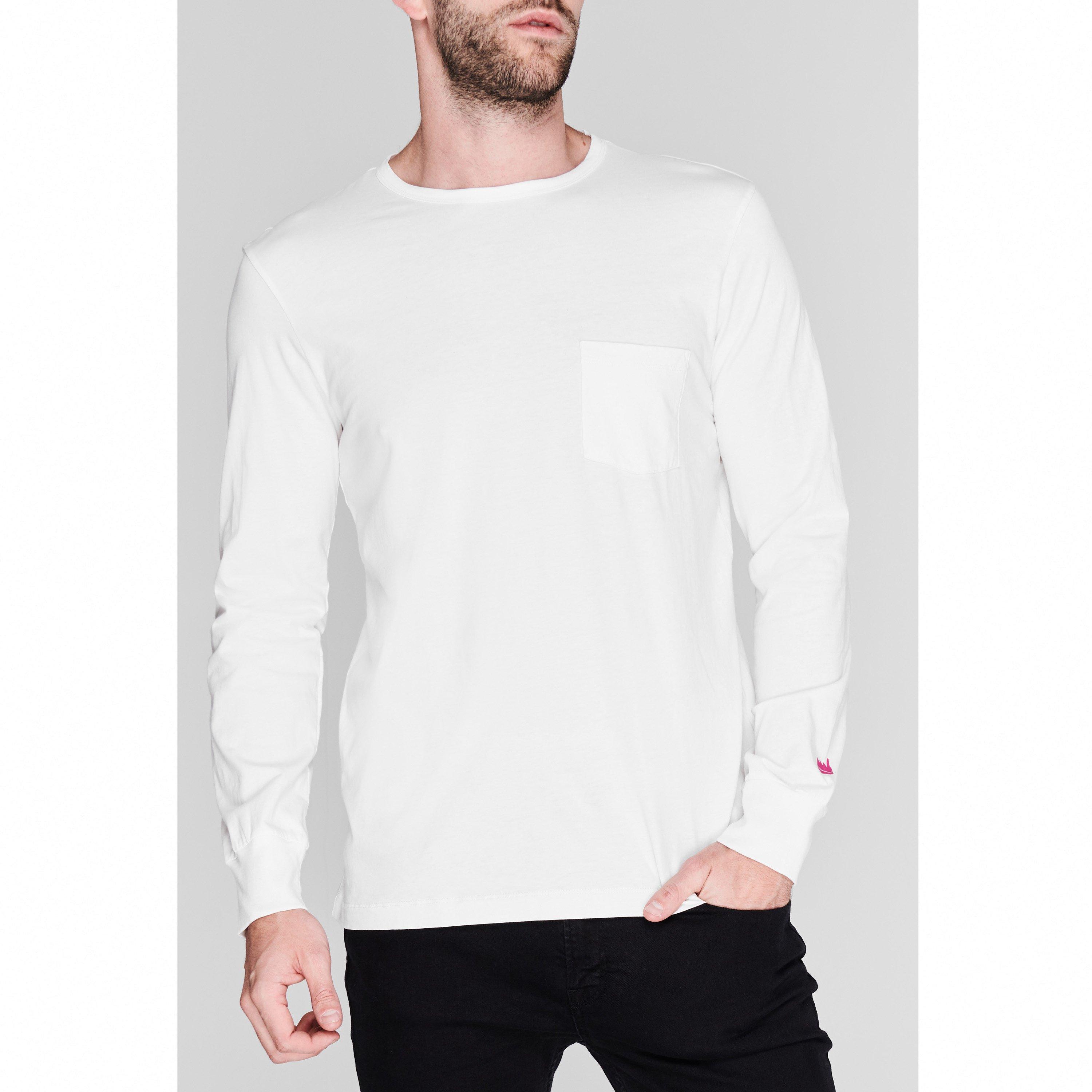 Hvid - Albam Utility - Pocket Long Sleeve T-Shirt - 2