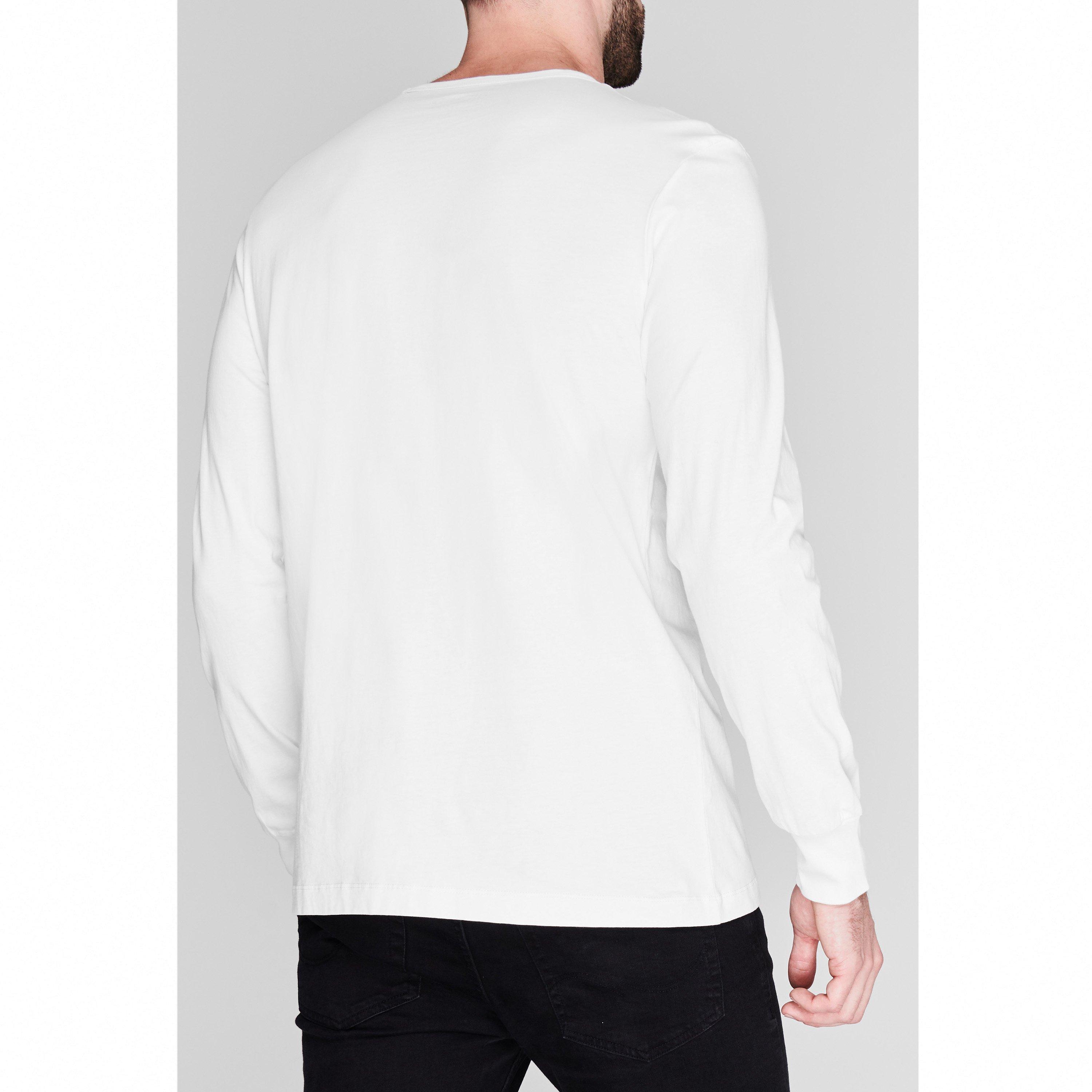 Hvid - Albam Utility - Pocket Long Sleeve T-Shirt - 3