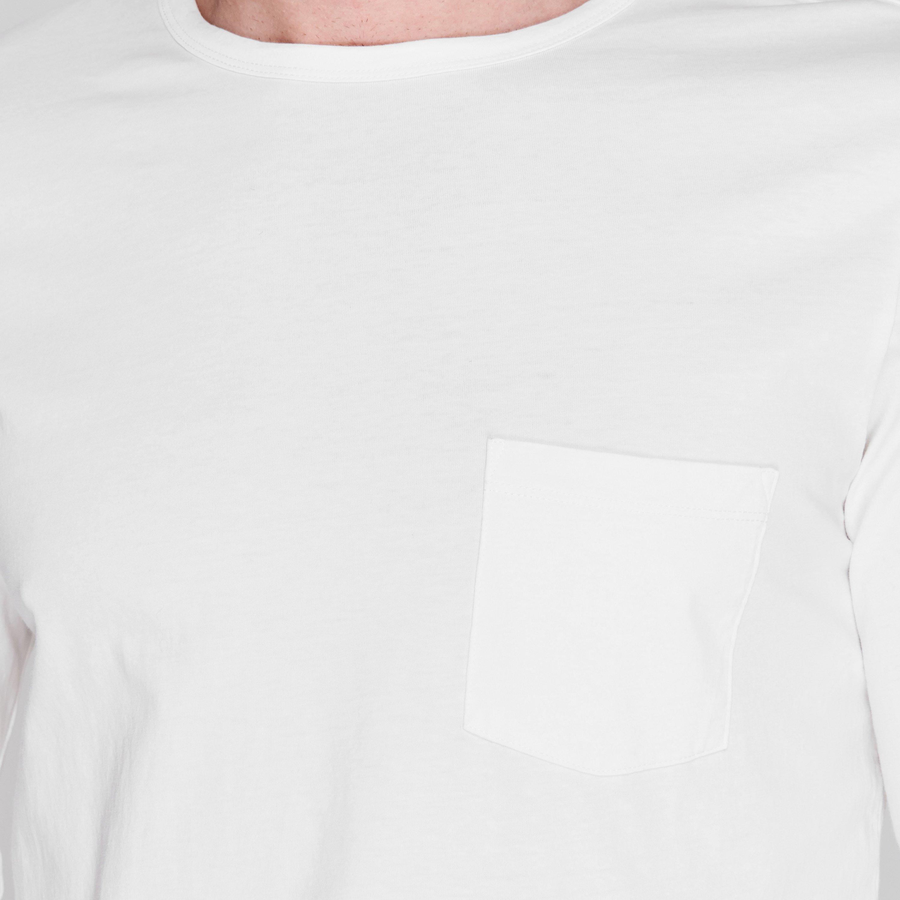 Hvid - Albam Utility - Pocket Long Sleeve T-Shirt - 4