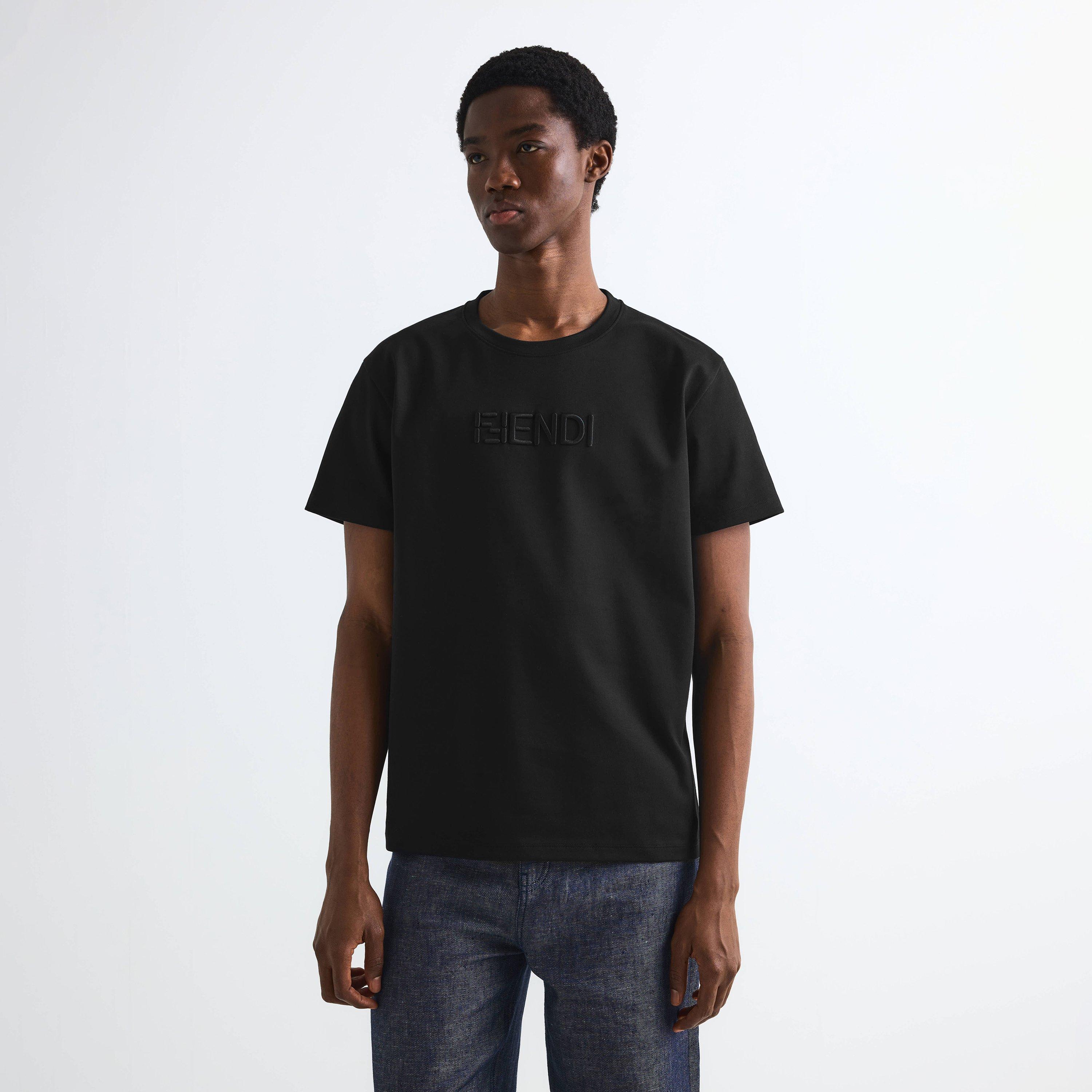 Black - Fendi - Men's T-Shirt - 3