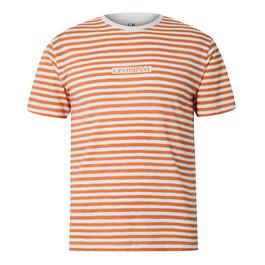 CP Company Logo Stripe T Shirt Juniors