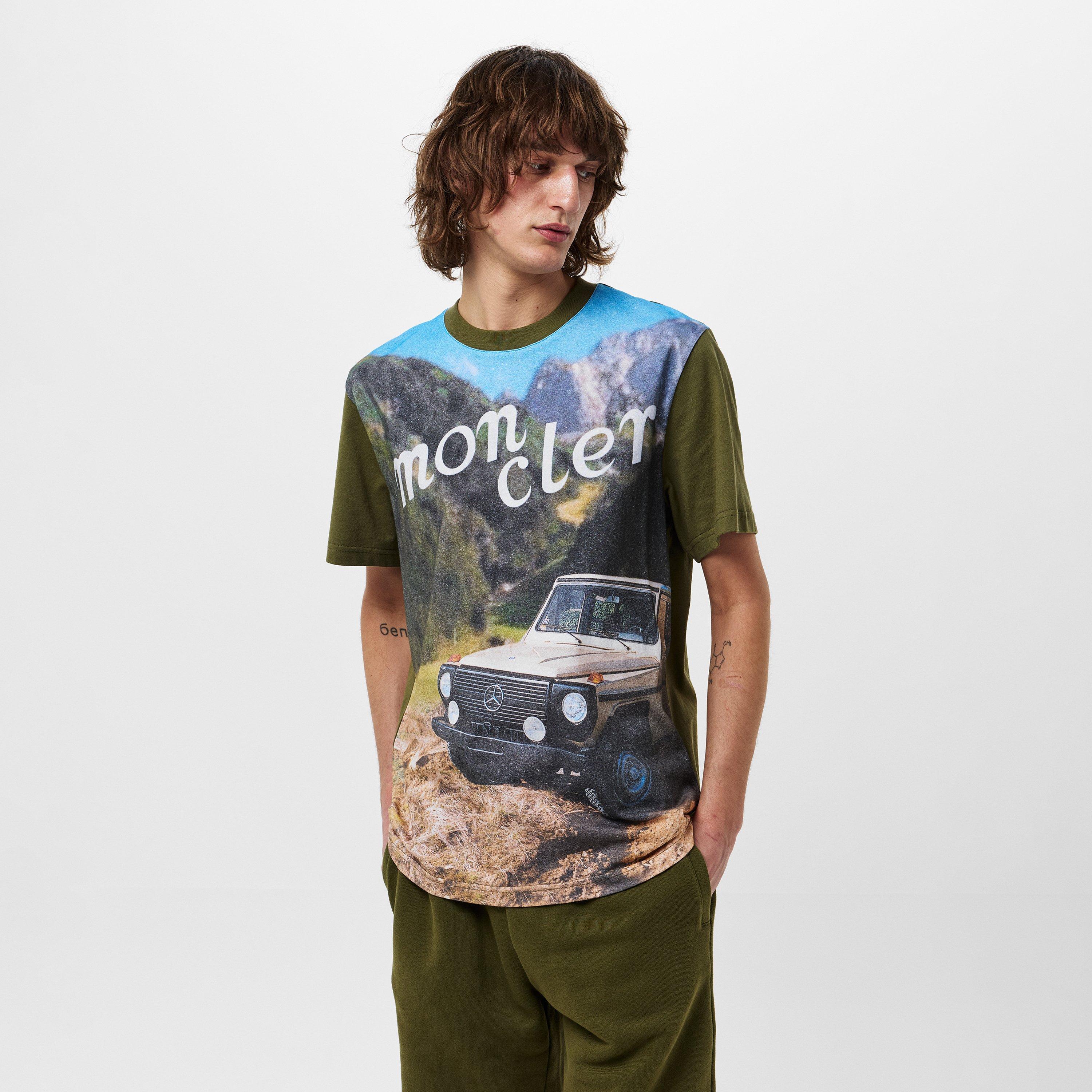 Turquoise 816 - Moncler - By Nigo G-Class Graphic T-Shirt - 3