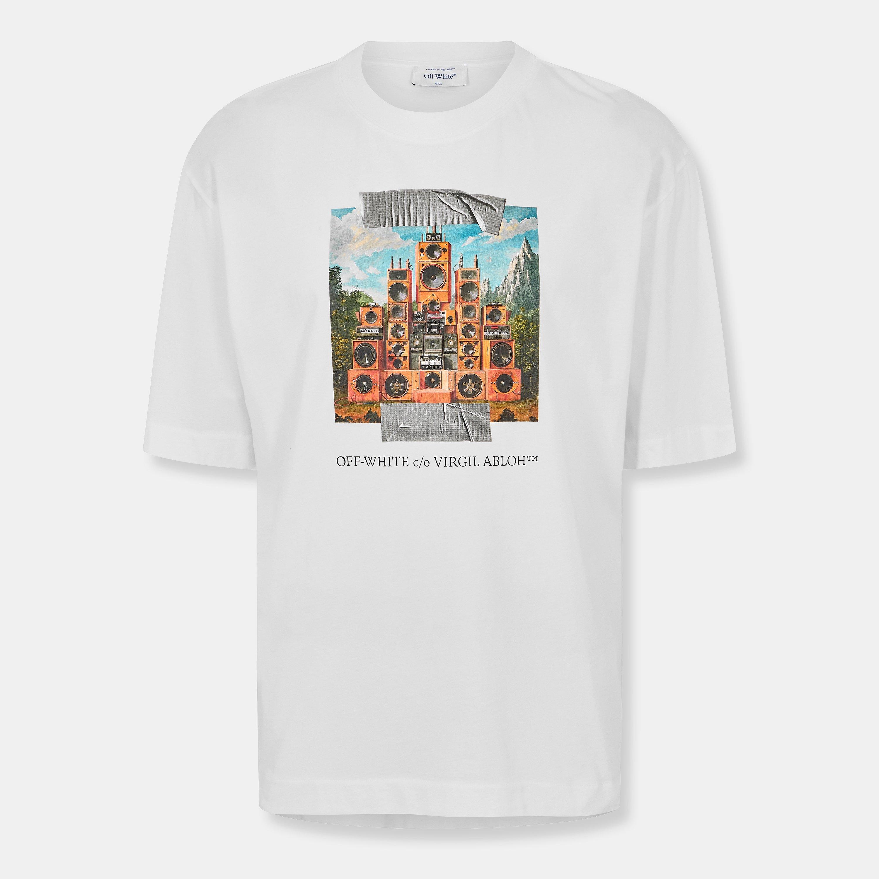 White - Off White - Men's Train T-Shirt - 1