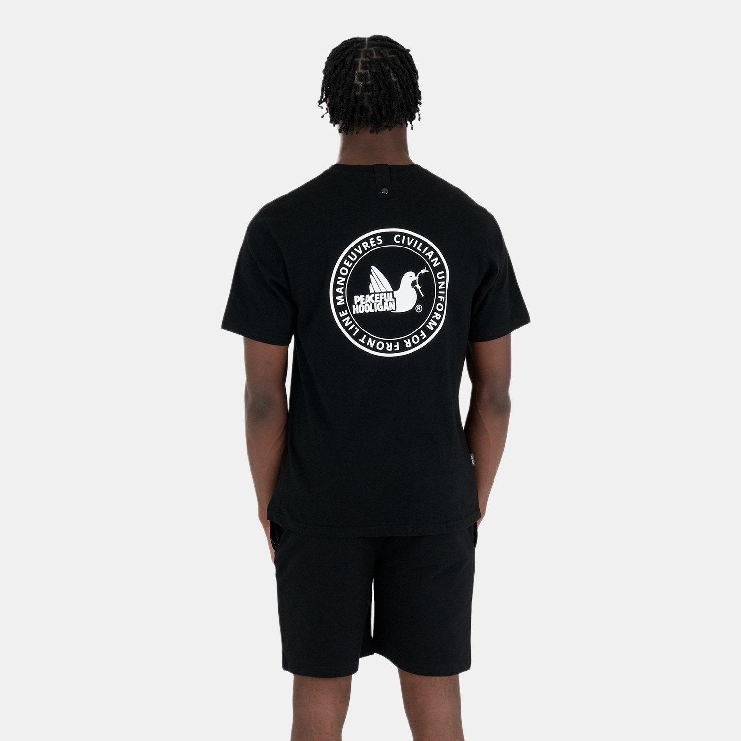 Black - Peaceful Hooligan - Peaceful Regular Fit T-Shirt - 3