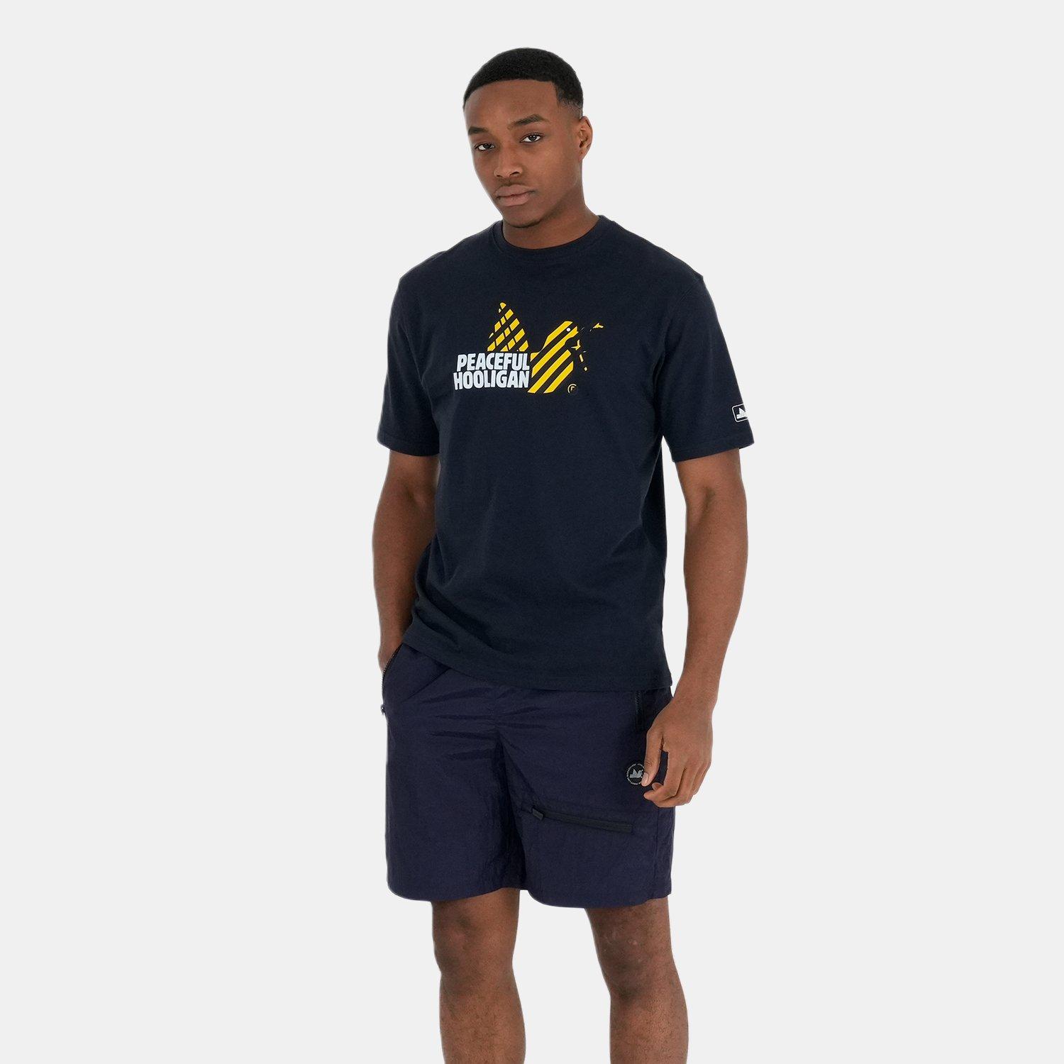 Navy - Peaceful Hooligan - Men's Peaceful Dove Regular Fit T-Shirt - 1