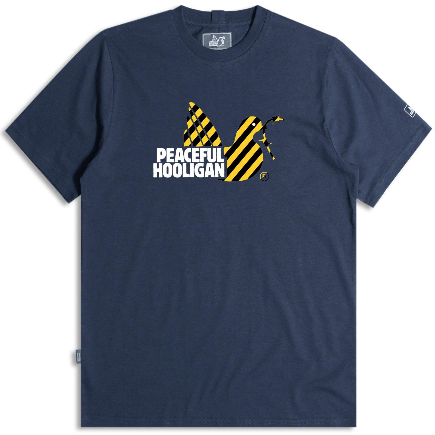 Navy - Peaceful Hooligan - Peaceful Dove Regular Fit T-Shirt - 5