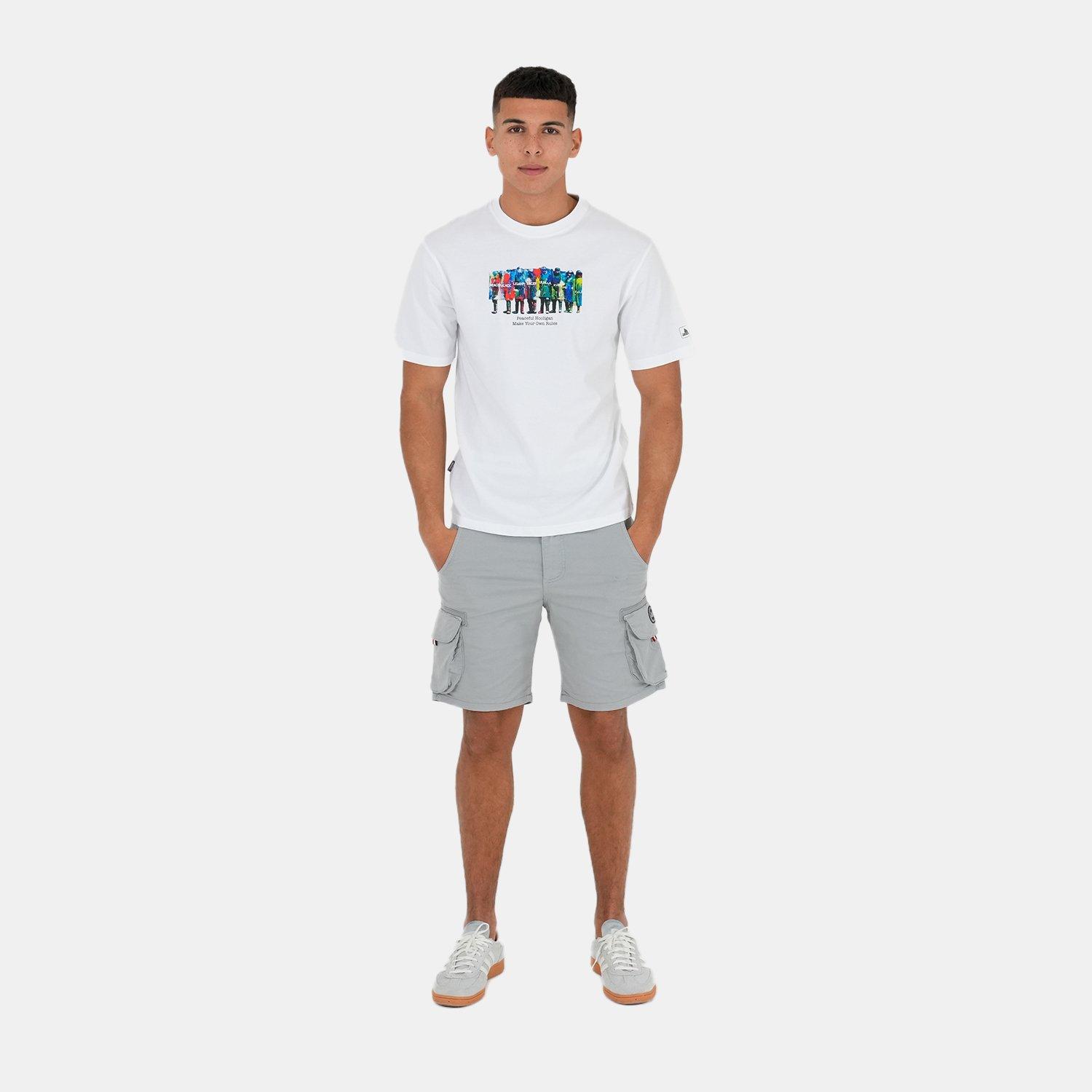 White - Peaceful Hooligan - Peaceful Riot Regular Fit T-Shirt - 4