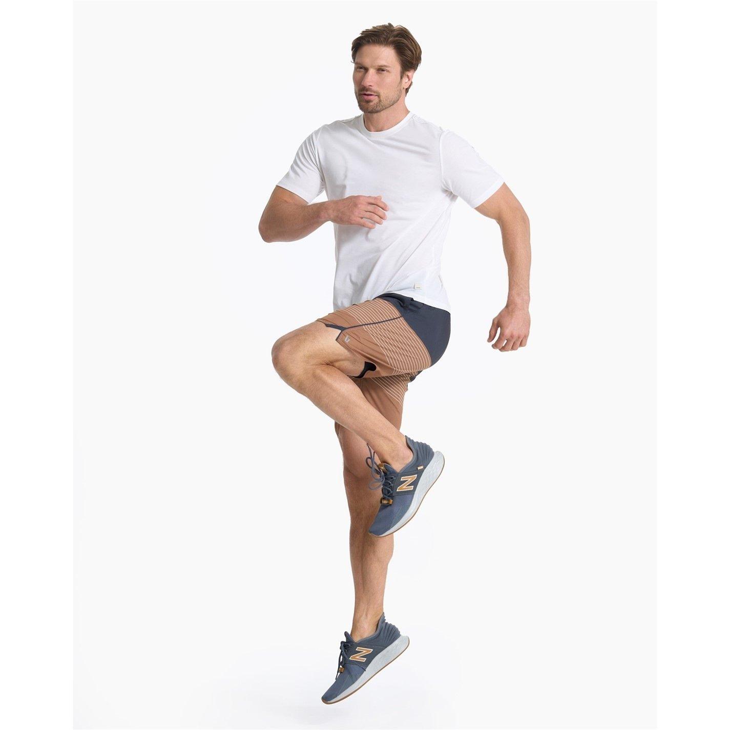 White - Vuori - Men's Short Sleeve Performance Gym Top - 4