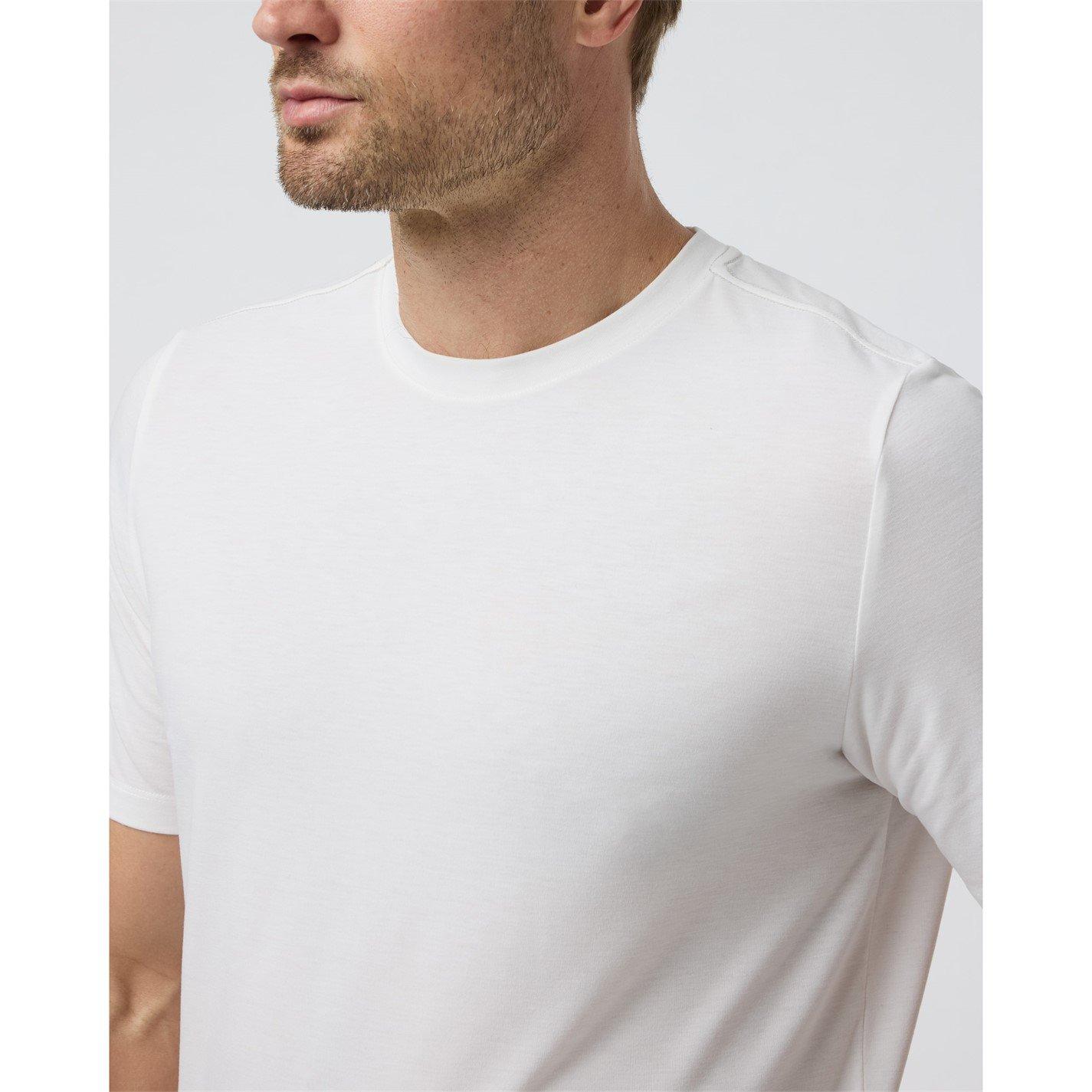 White - Vuori - Men's Short Sleeve Performance Gym Top - 7