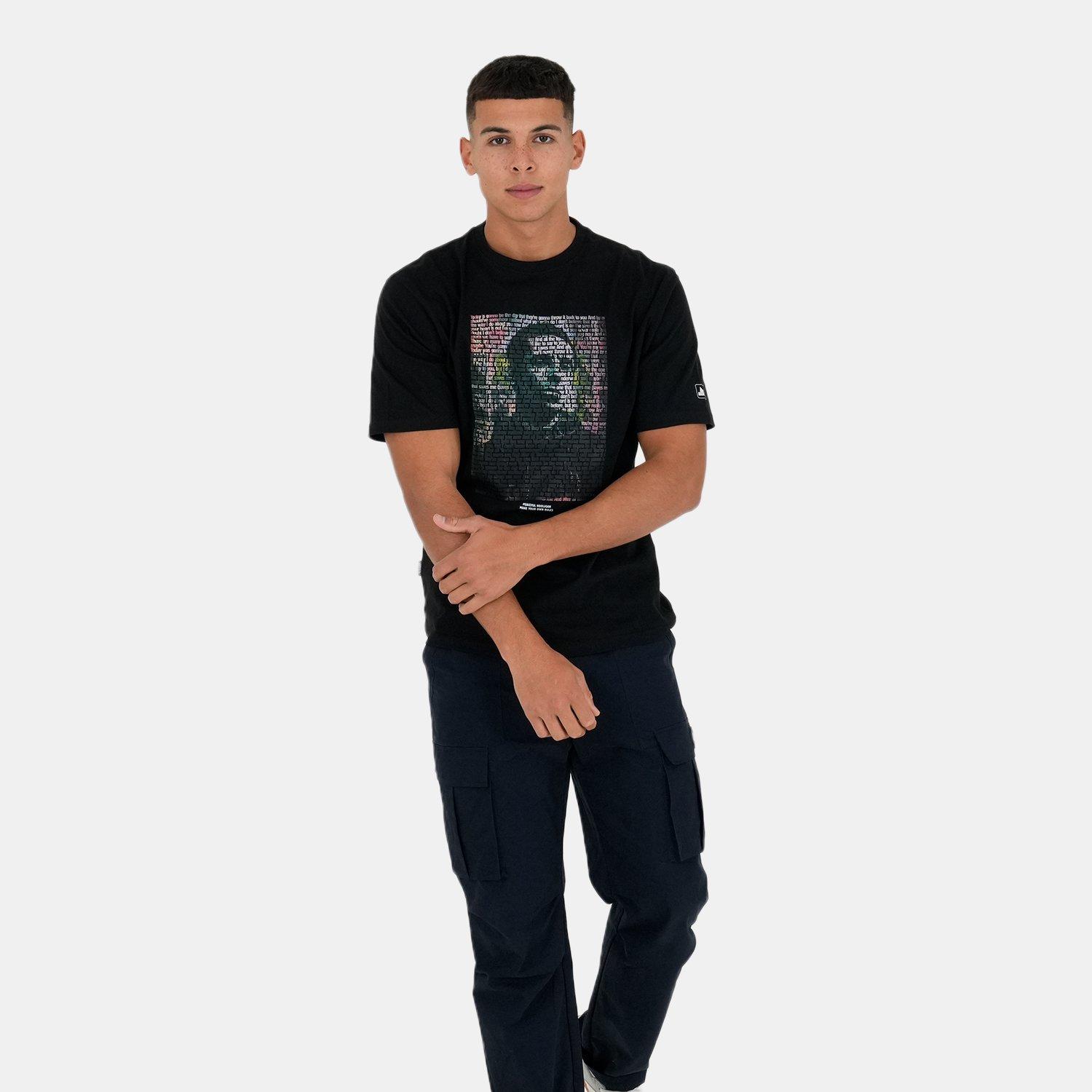 Black - Peaceful Hooligan - Men's Peaceful Wonderwall Regular Fit T-Shirt - 1