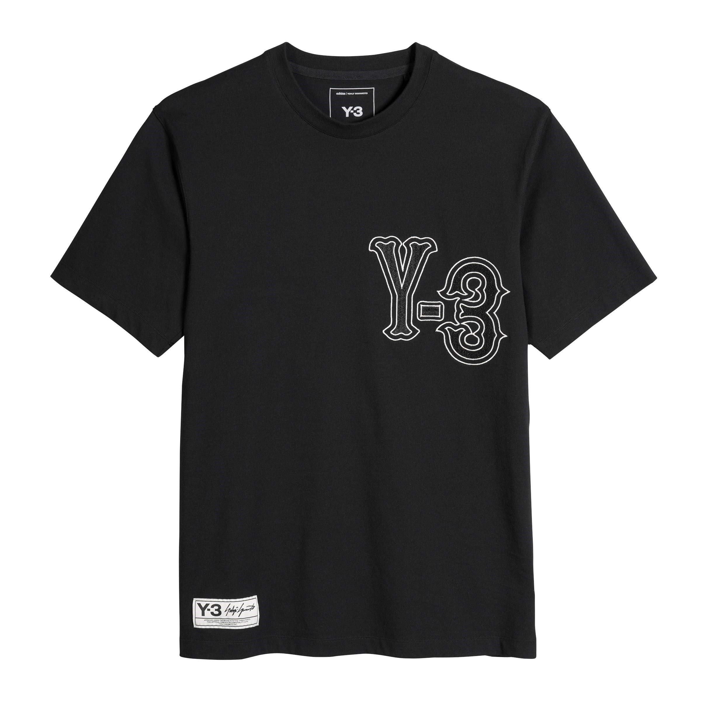 Y3 Mens Elite 5 GFX T-Shirt | Flannels