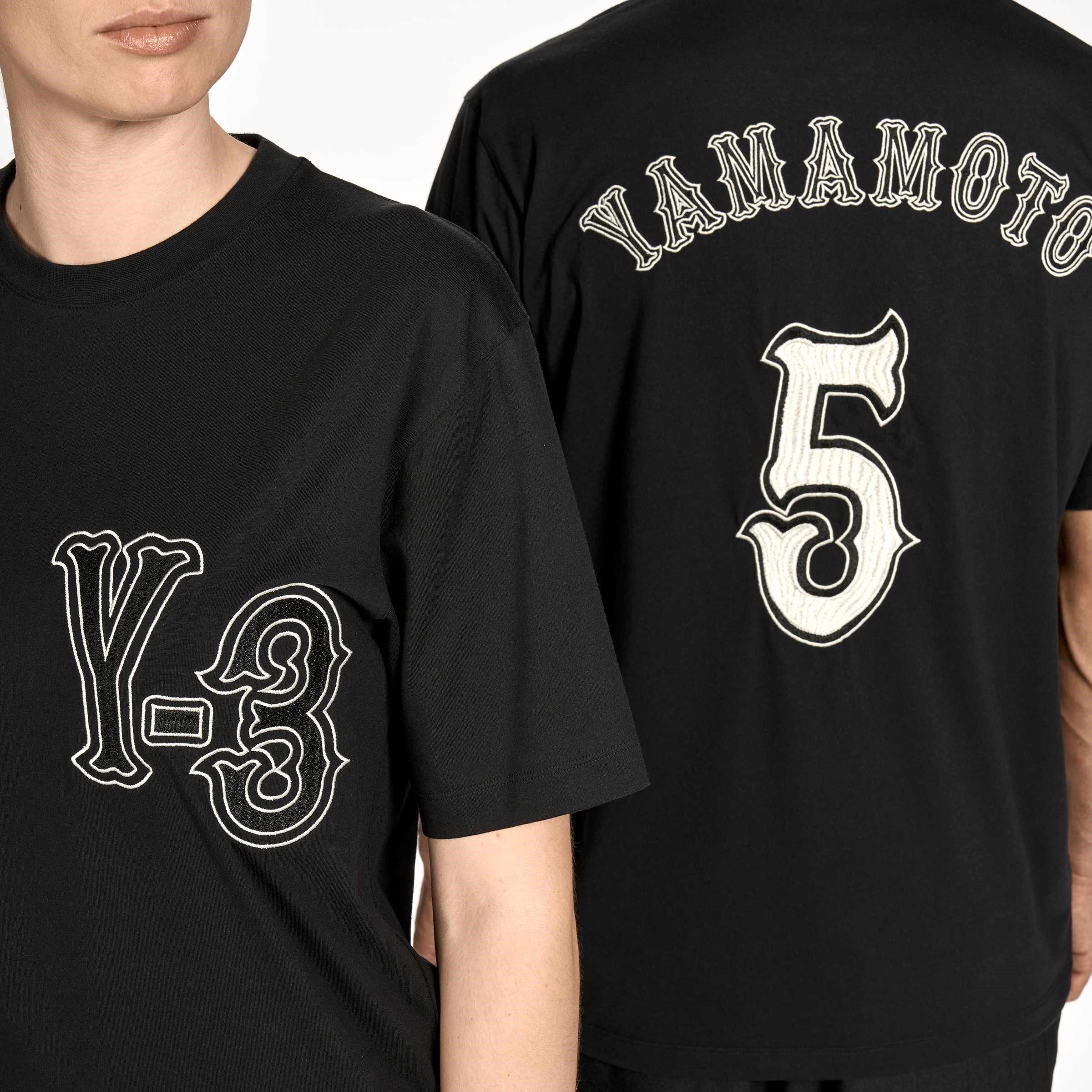 Black - Y3 - Mens Elite 5 GFX T-Shirt - 5