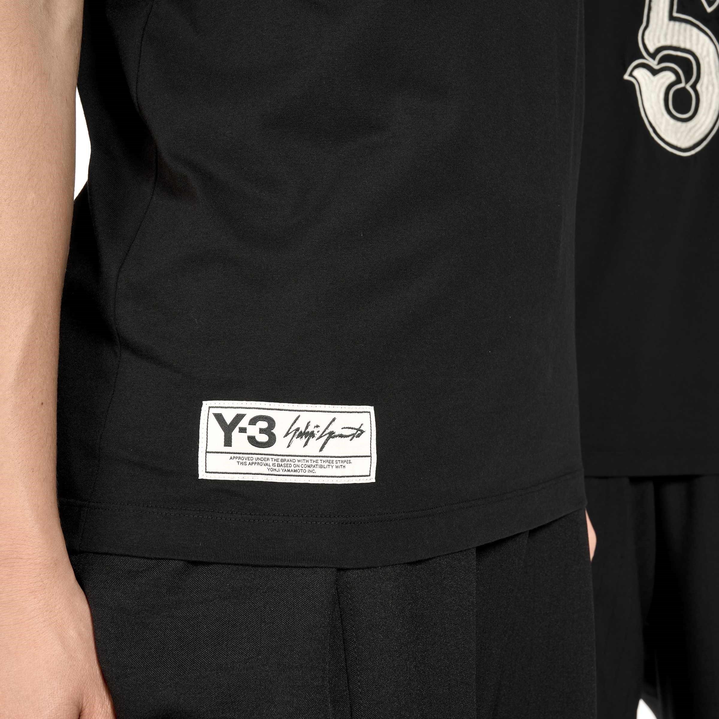 Black - Y3 - Mens Elite 5 GFX T-Shirt - 6