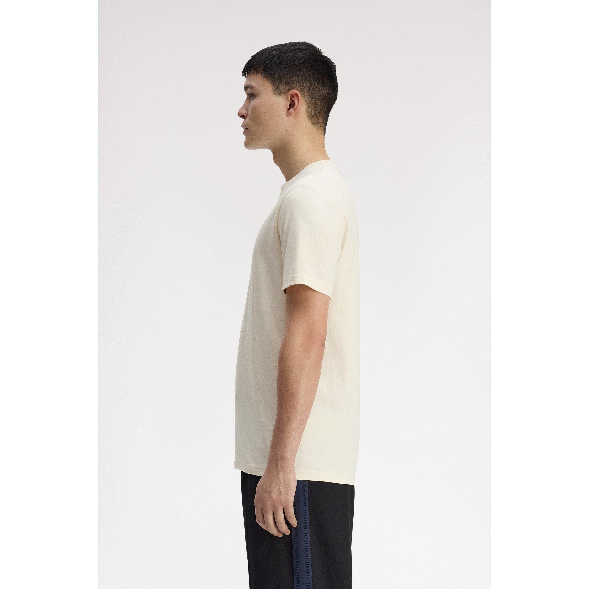 Ecru 560 - Fred Perry - Men's Mid Logo T-Shirt - 4