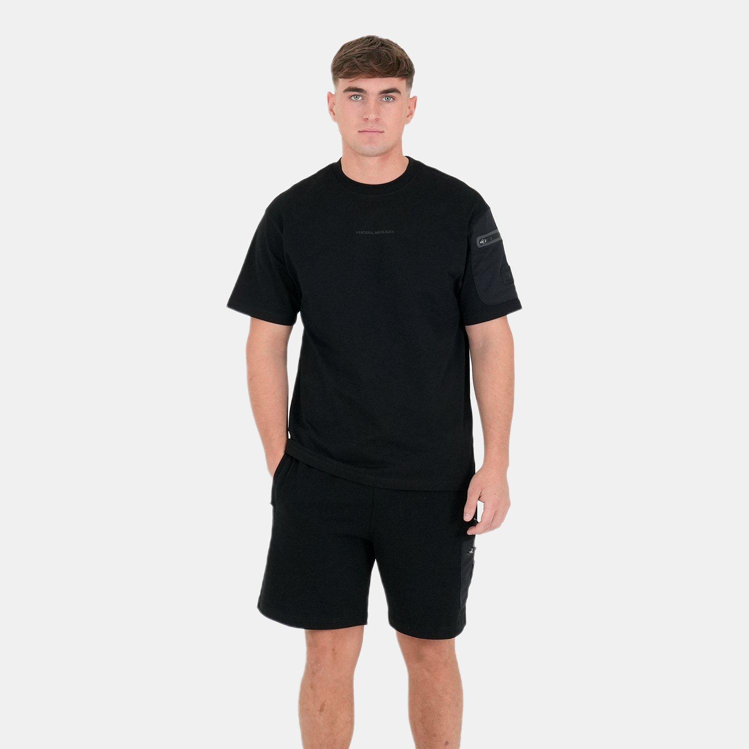 Black - Peaceful Hooligan - Men's Peaceful Forge Regular Fit T-Shirt - 1