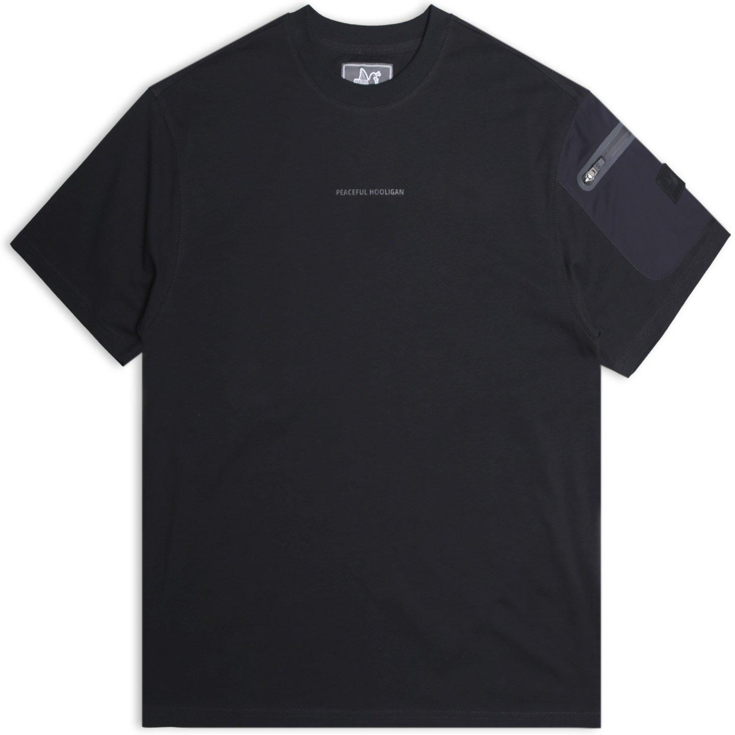 Black - Peaceful Hooligan - Peaceful Forge Regular Fit T-Shirt - 6