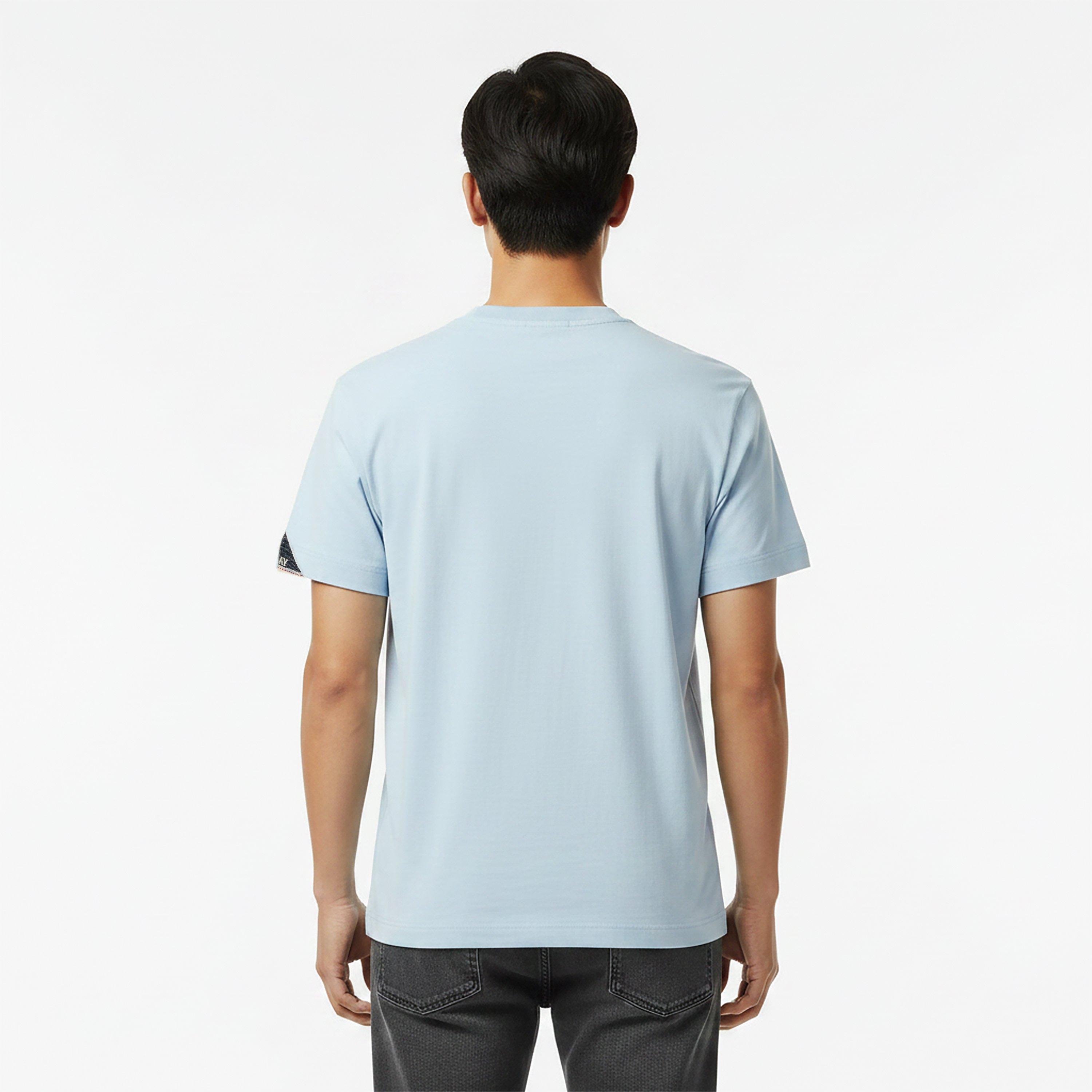 Sky Blue - Replay - Men's T-Shirt - 4