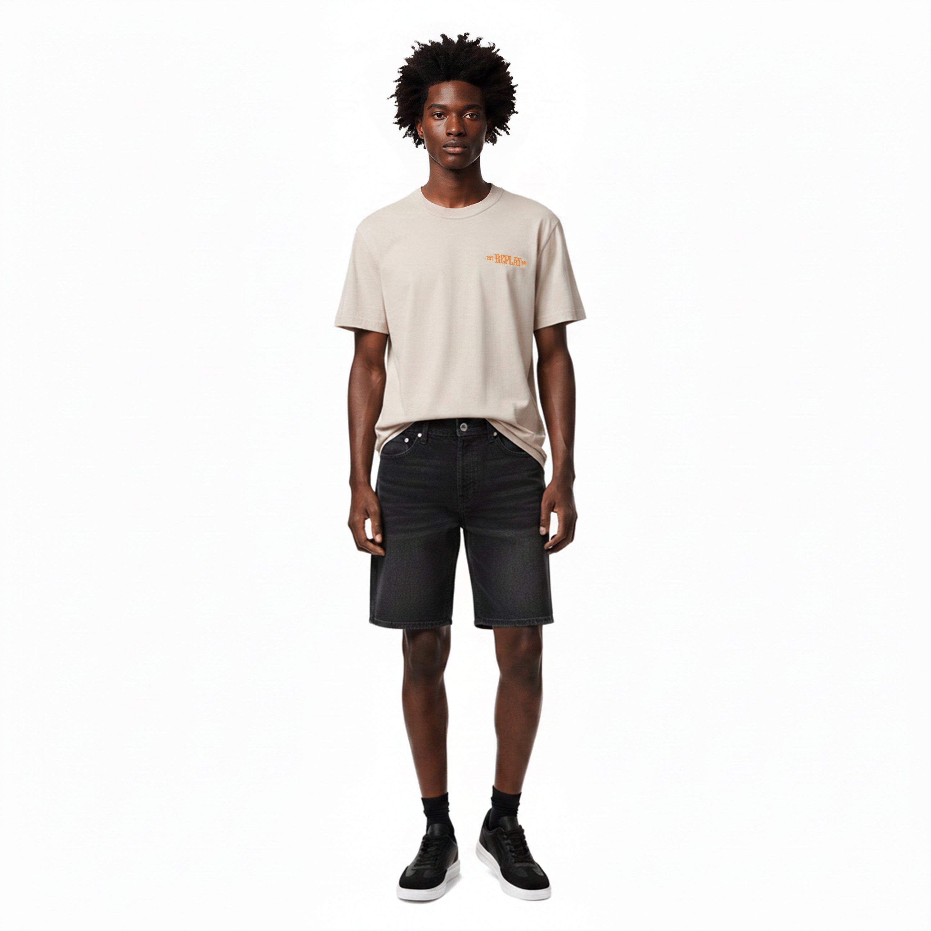 Grey - Replay - Men's T-Shirt - 5