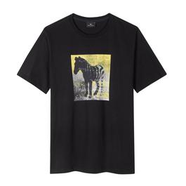 PS Paul Smith Zebra Square Graphic T-Shirt