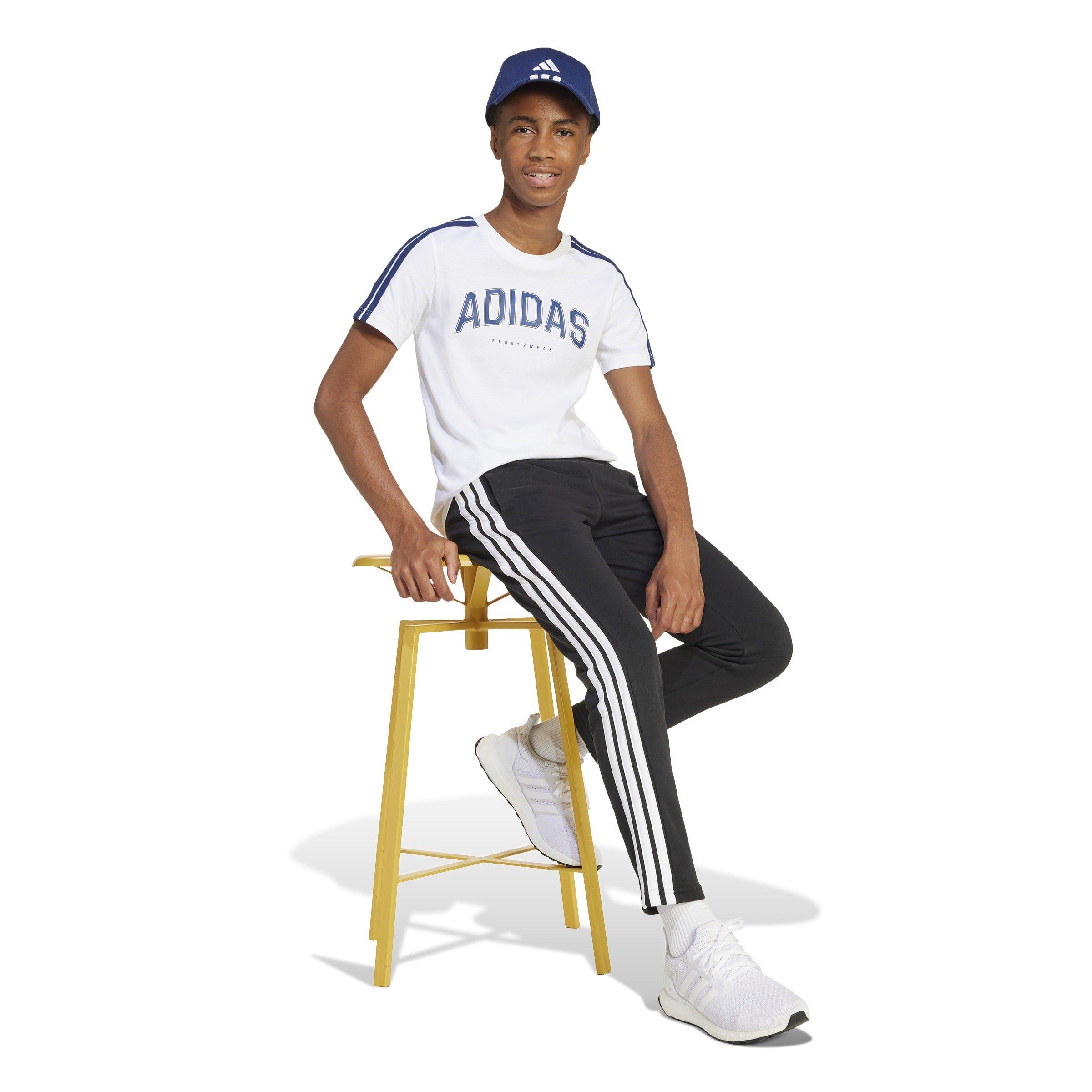 White - adidas - Codes Collegiate Graphic T-Shirt Juniors - 4