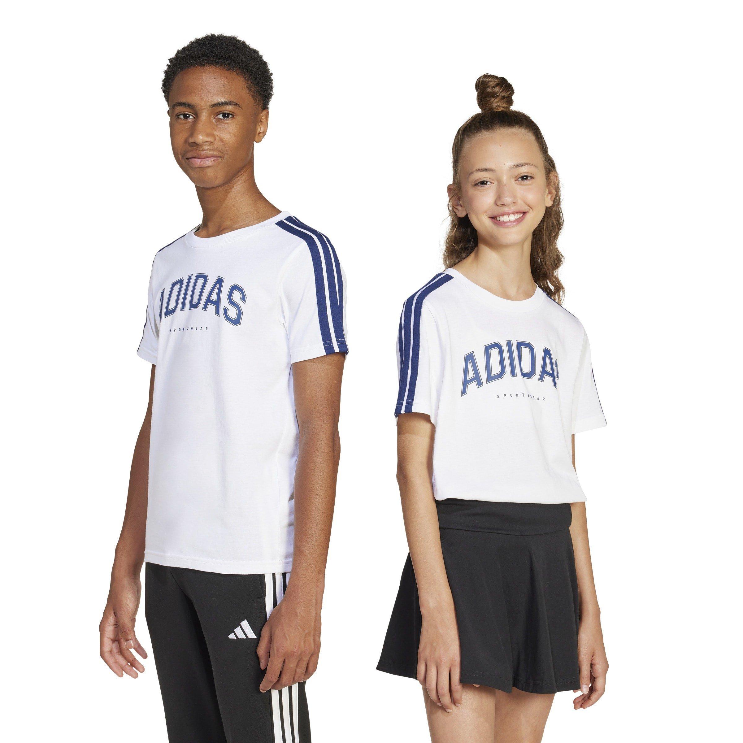 White - adidas - Codes Collegiate Graphic T-Shirt Juniors - 5