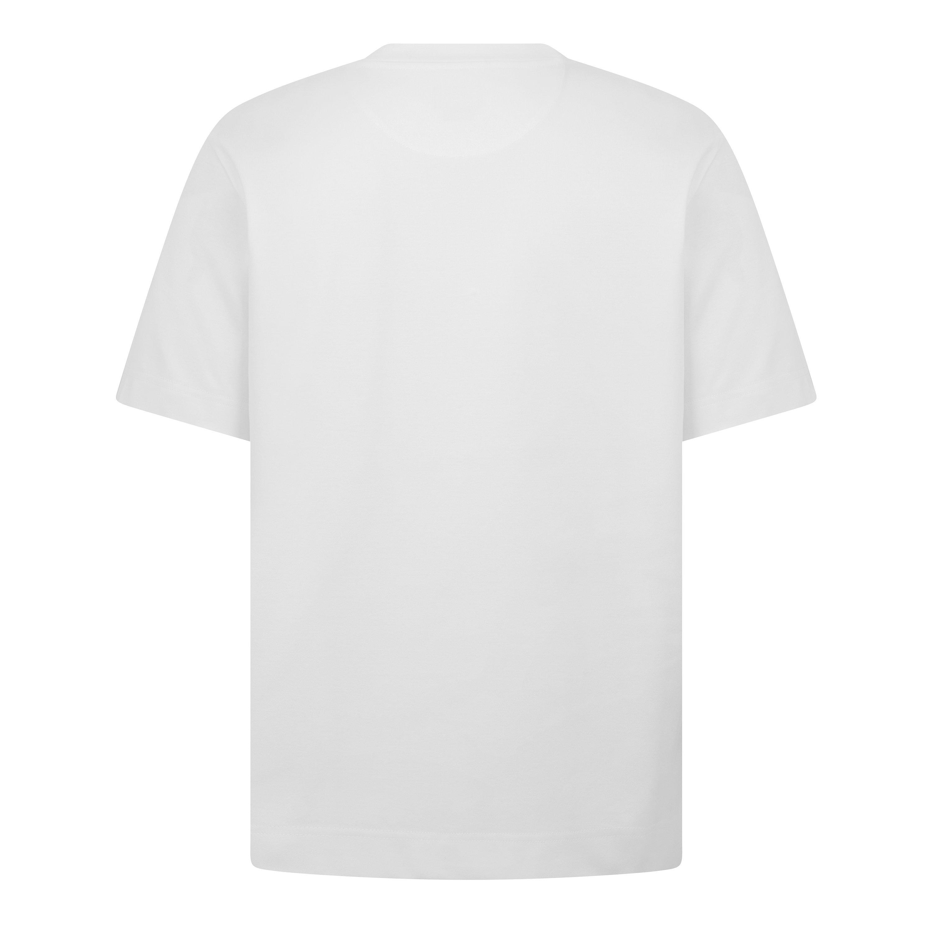 White/Blue - Fendi - Men's T-Shirt - 2