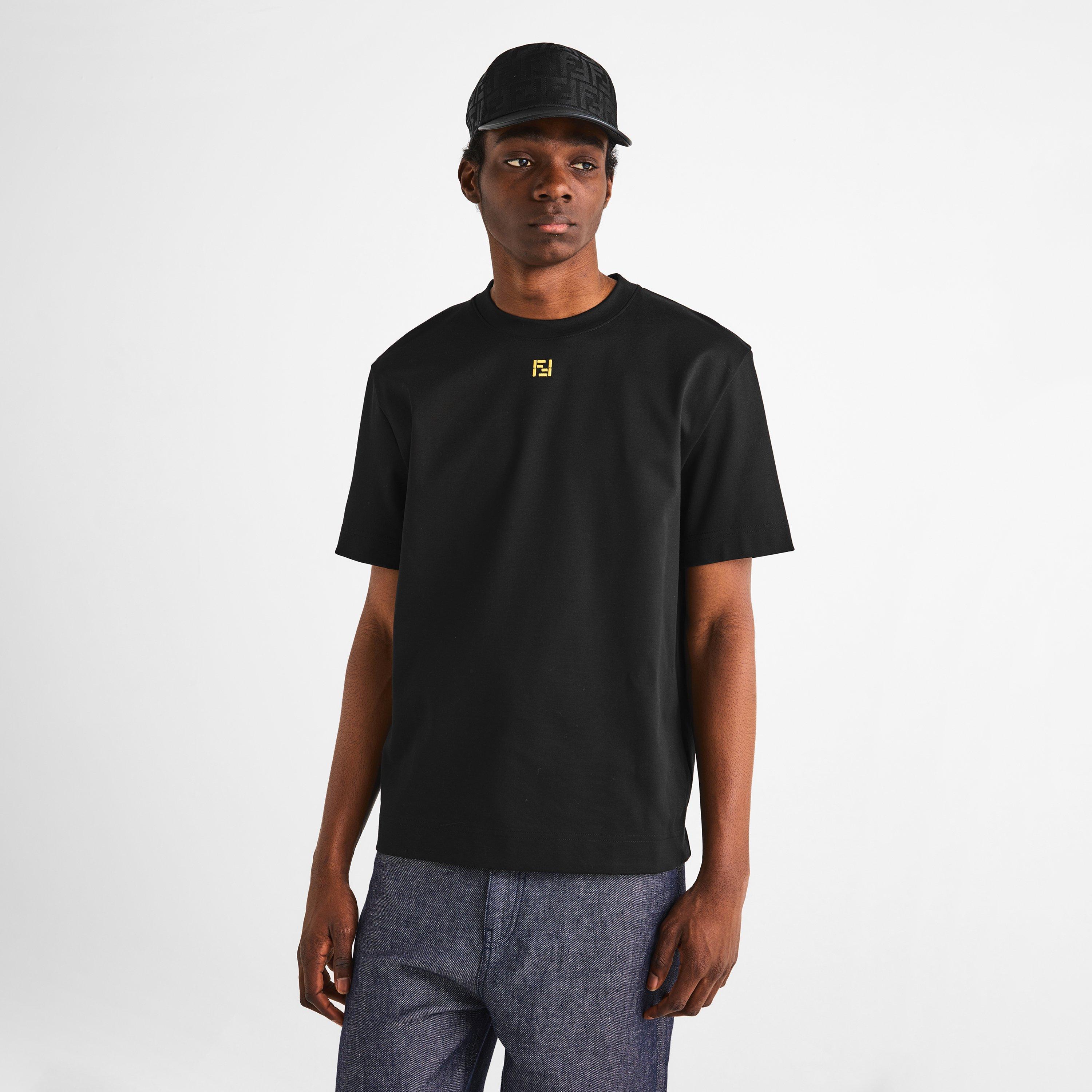 Black/Ylw - Fendi - Men's T-Shirt - 3