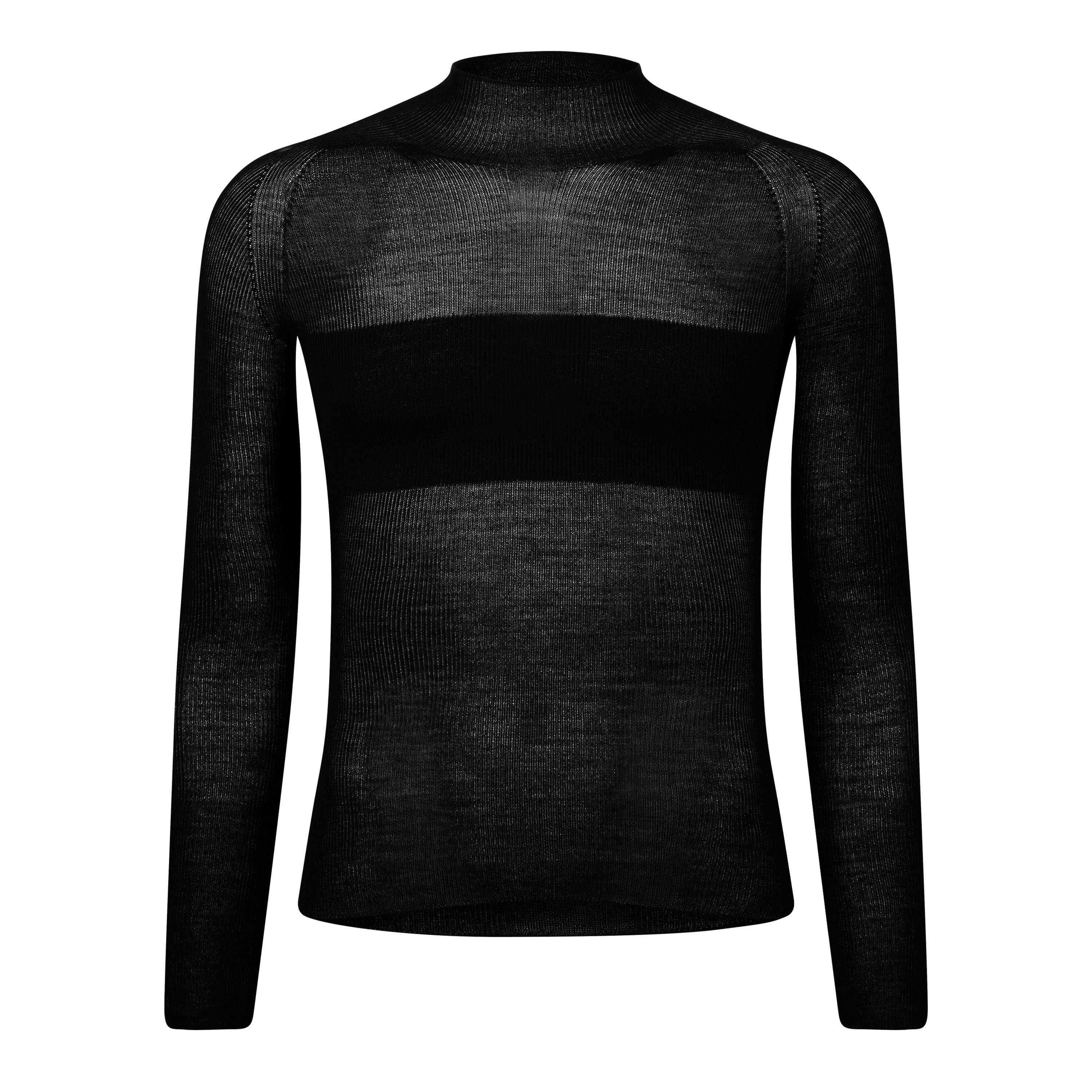 Black - Versace - Virgin Wool Jumper - 7