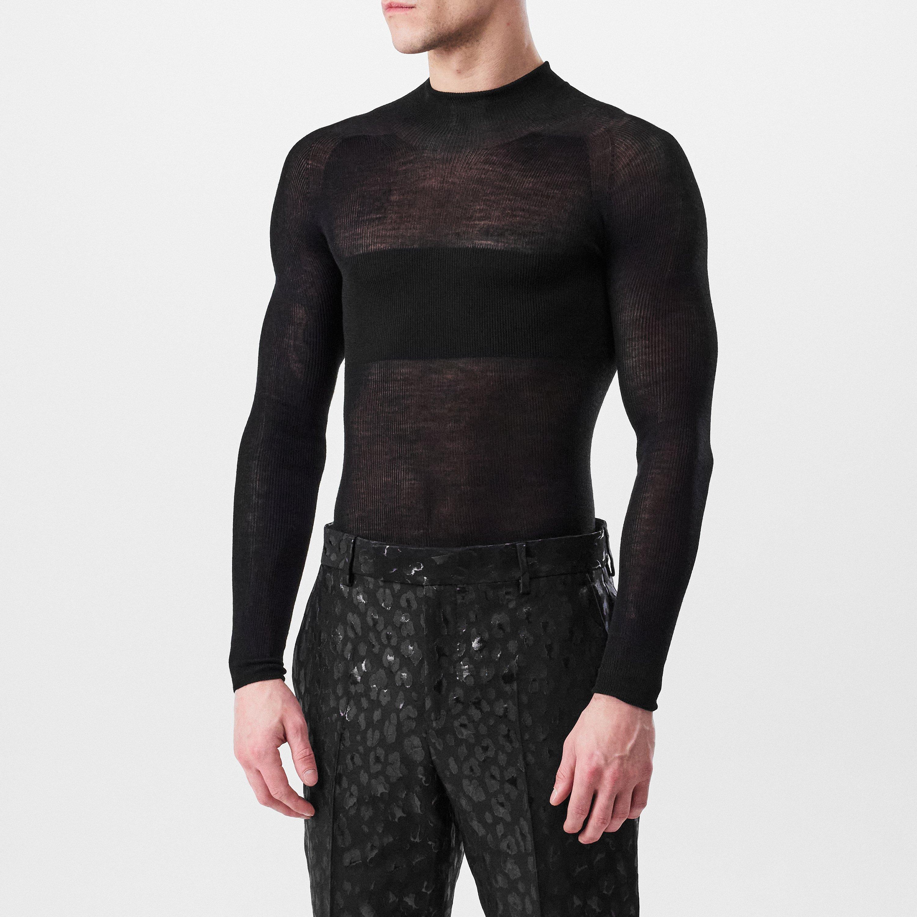 Black - Versace - Virgin Wool Jumper - 3