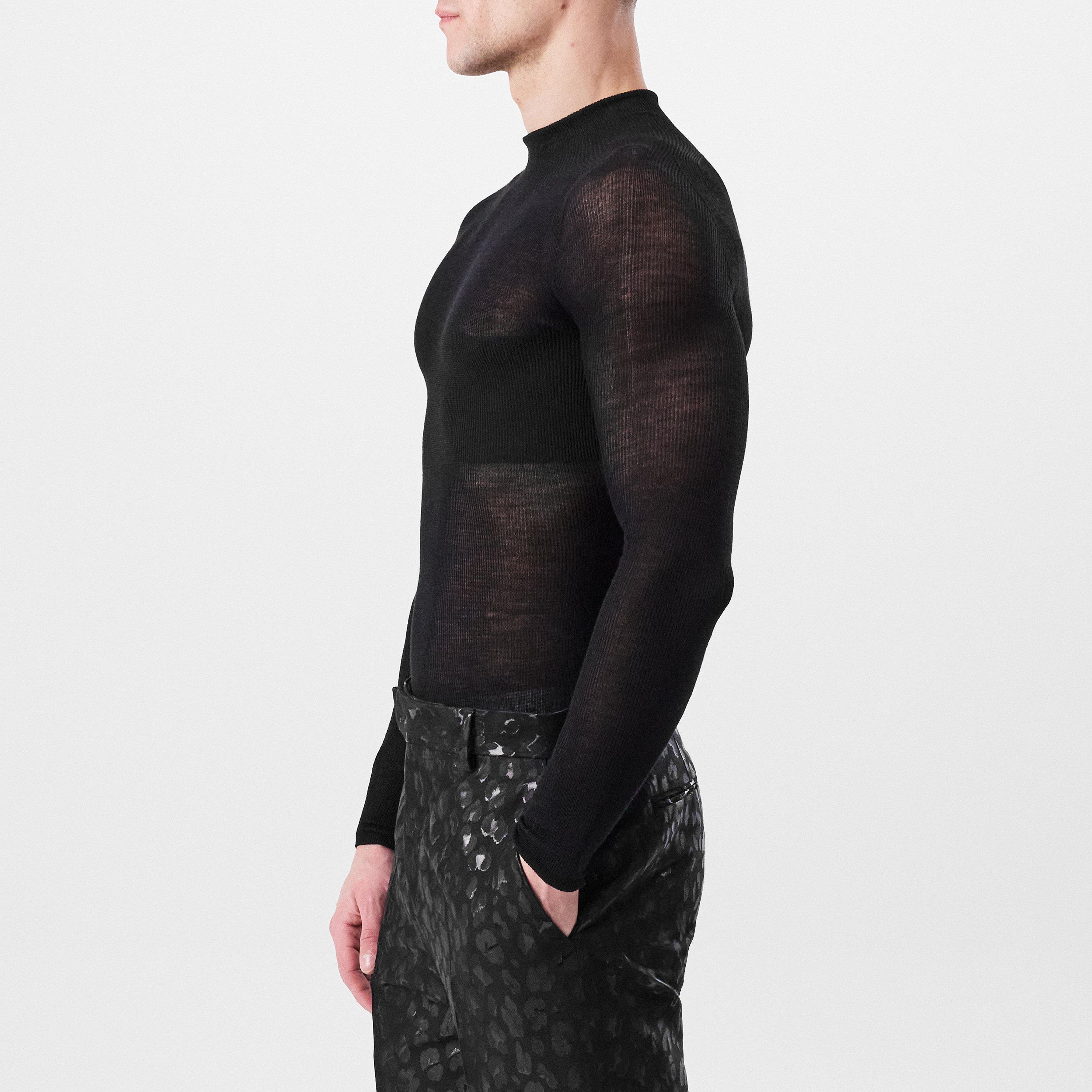 Black - Versace - Virgin Wool Jumper - 5