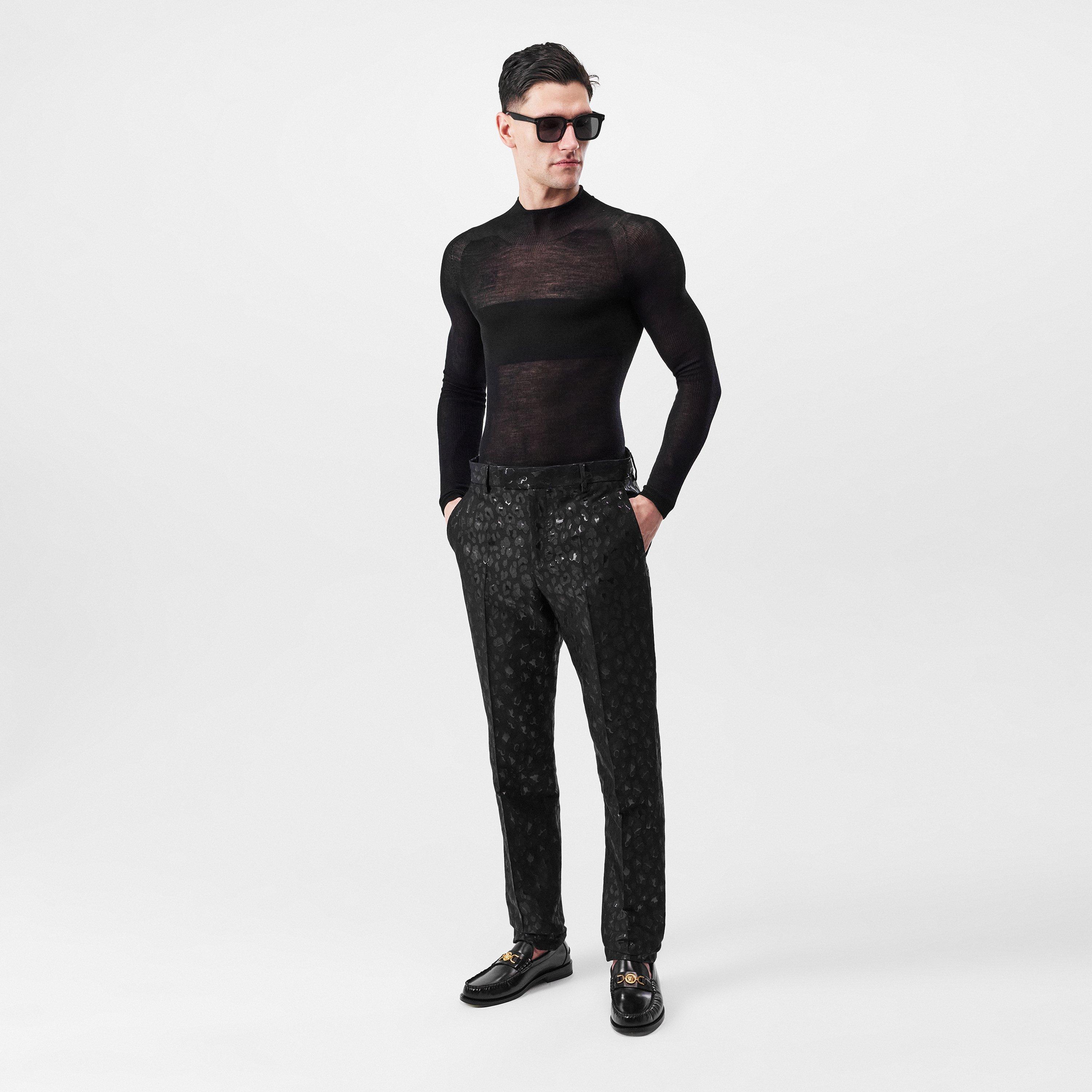 Black - Versace - Virgin Wool Jumper - 6