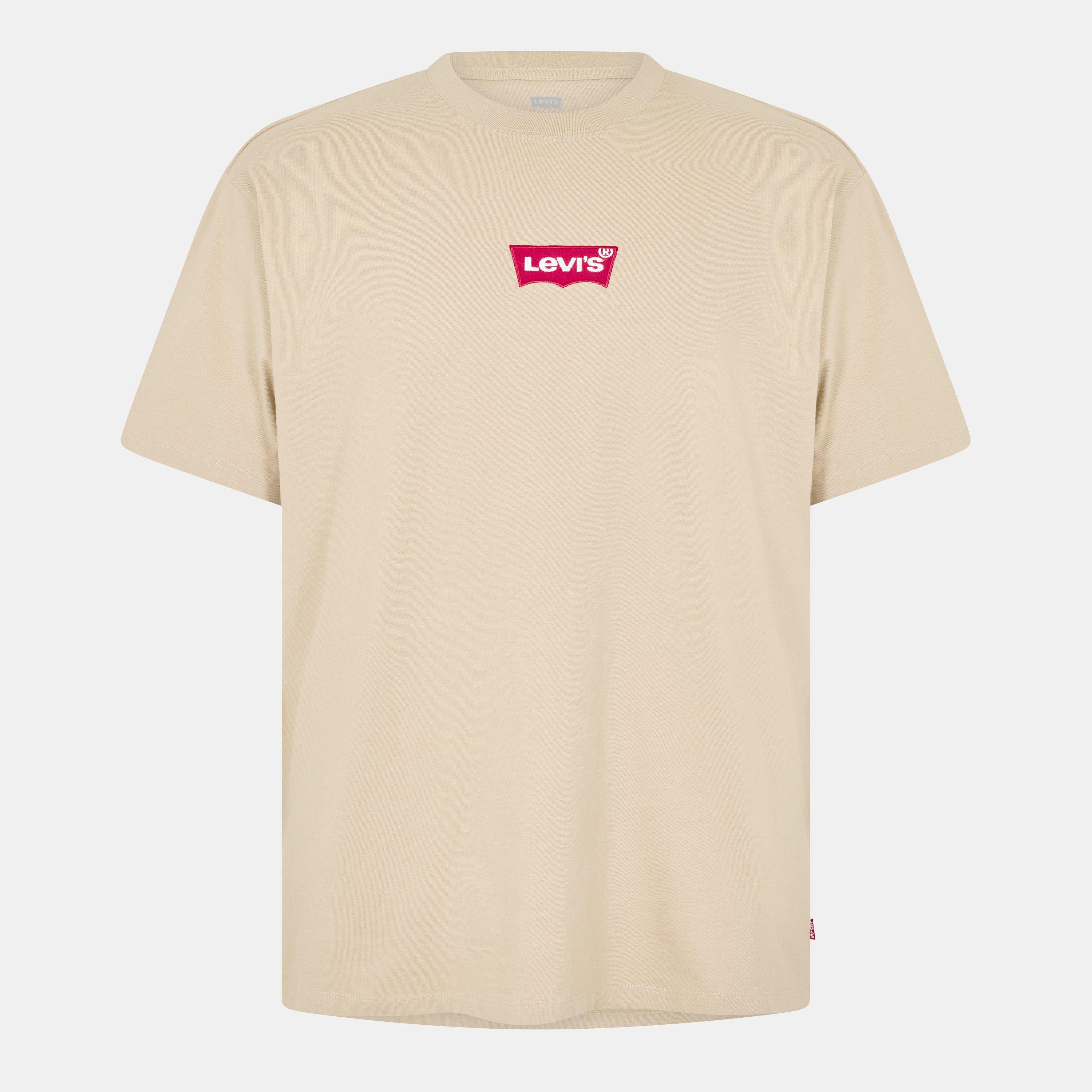 Beige - Levis - Men's Backprint T-Shirt - 1