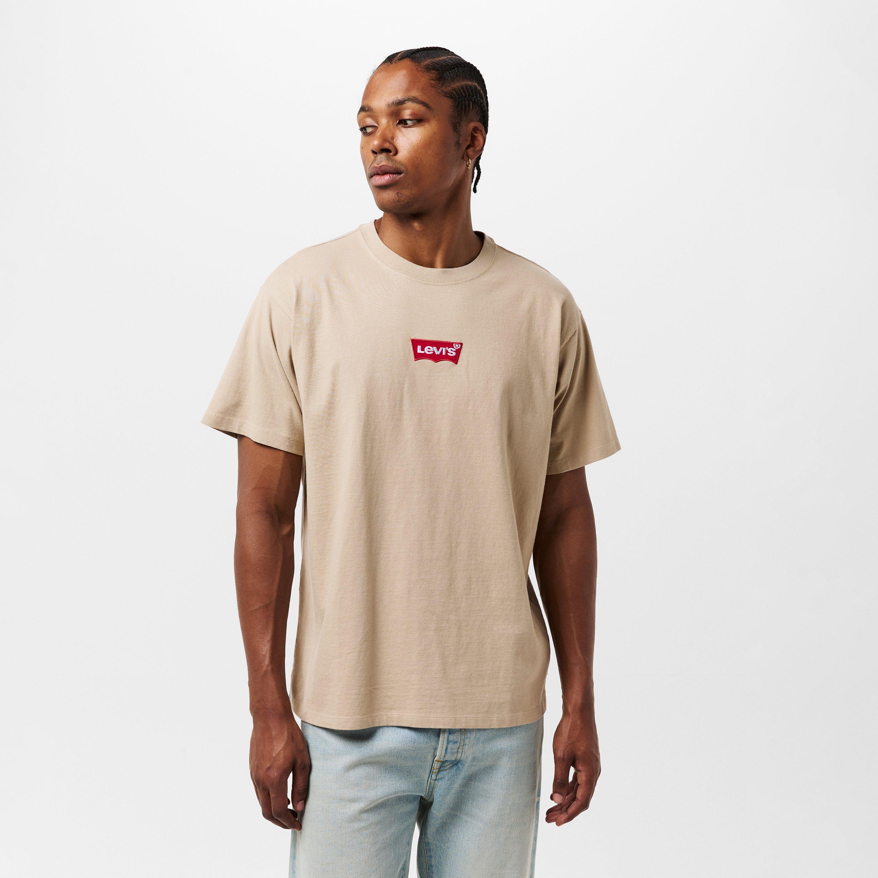 Beige - Levis - Men's Regular Fit Backprint T-Shirt - 3