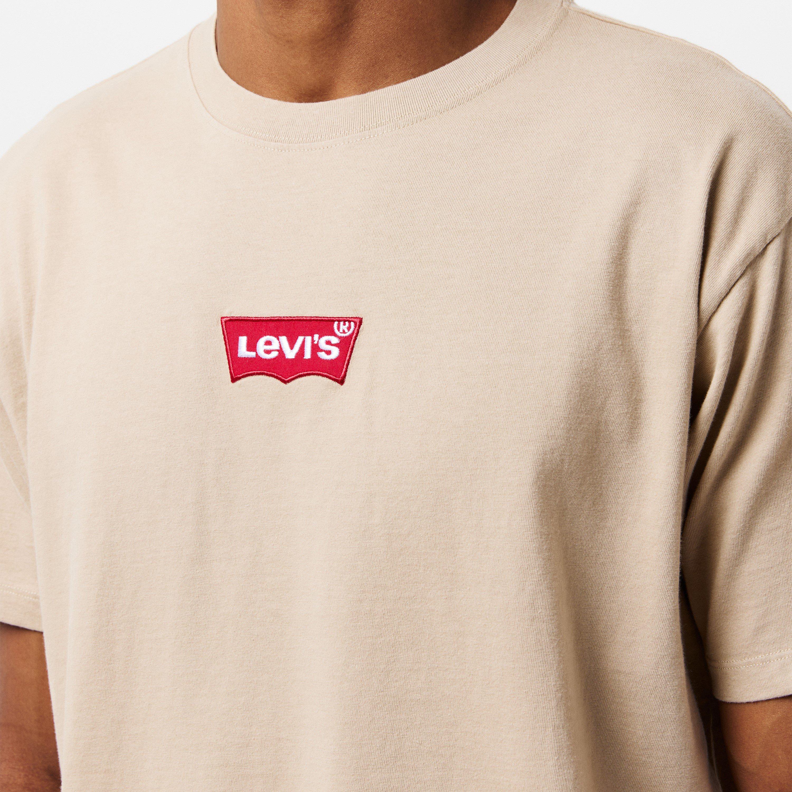 Beige - Levis - Men's Regular Fit Backprint T-Shirt - 5