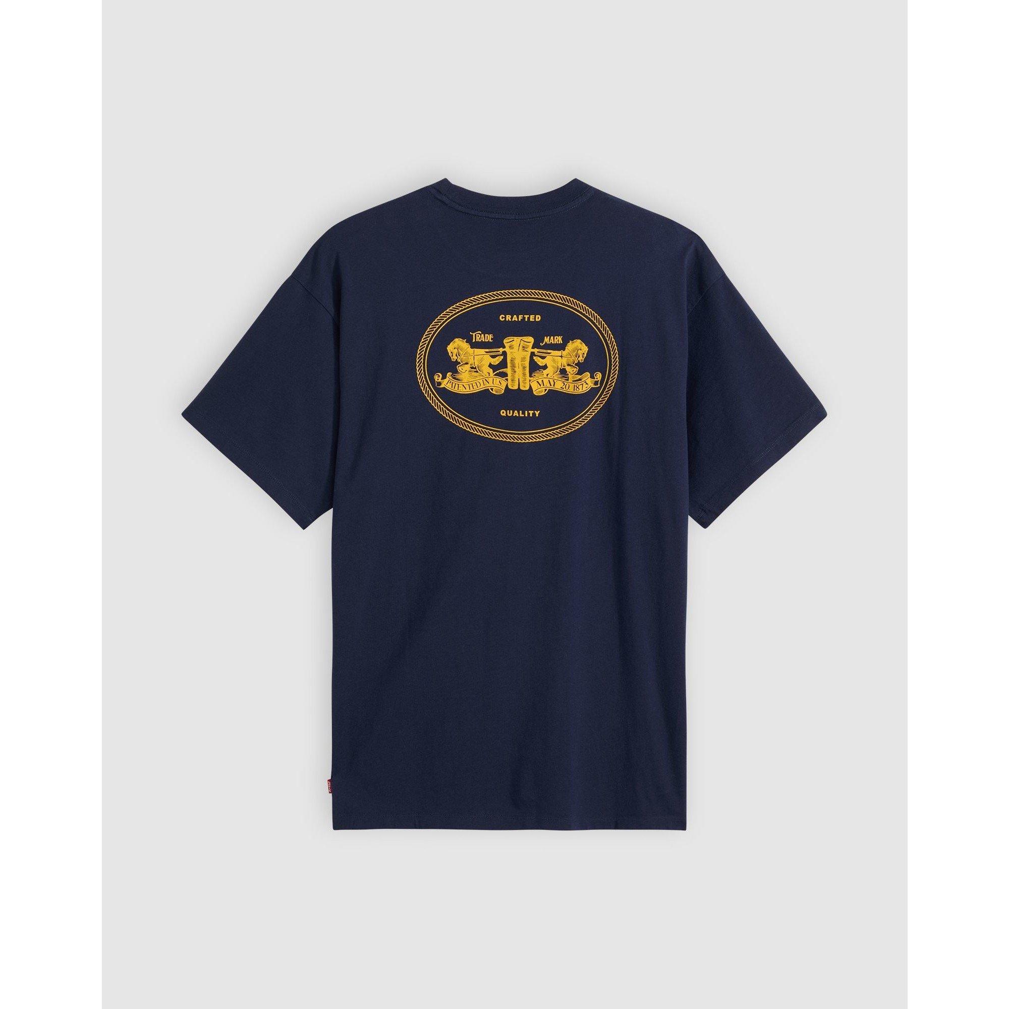 Navy - Levis - Men's Backprint T-Shirt - 2