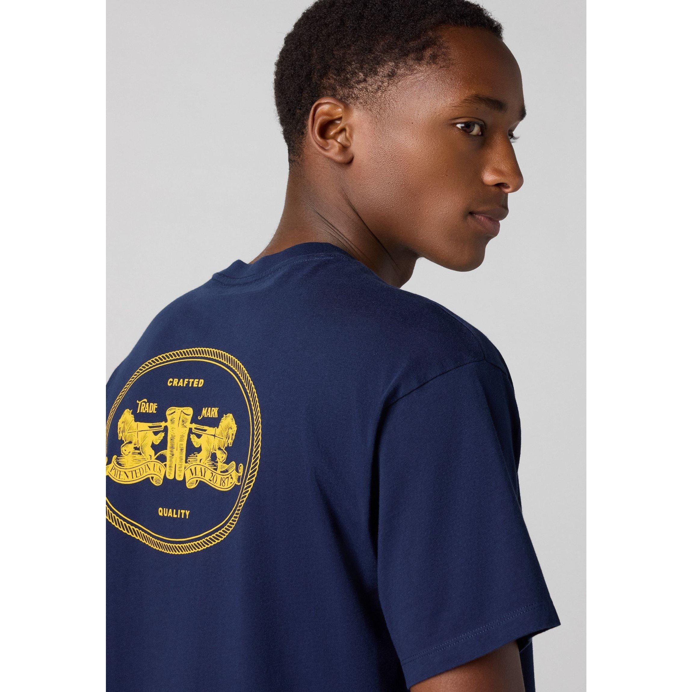 Navy - Levis - Men's Backprint T-Shirt - 5