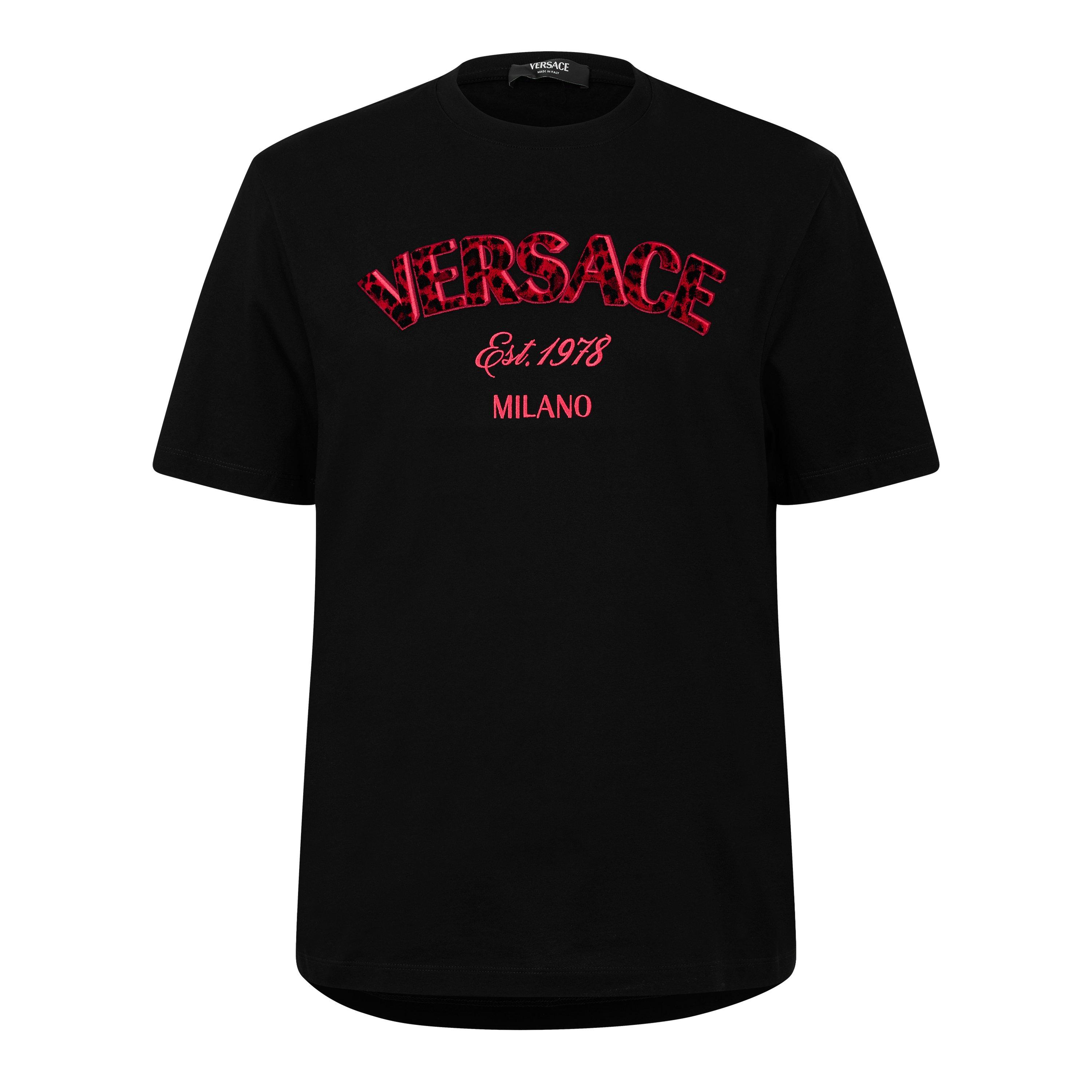 Black - Versace - Logo T-Shirt - 1