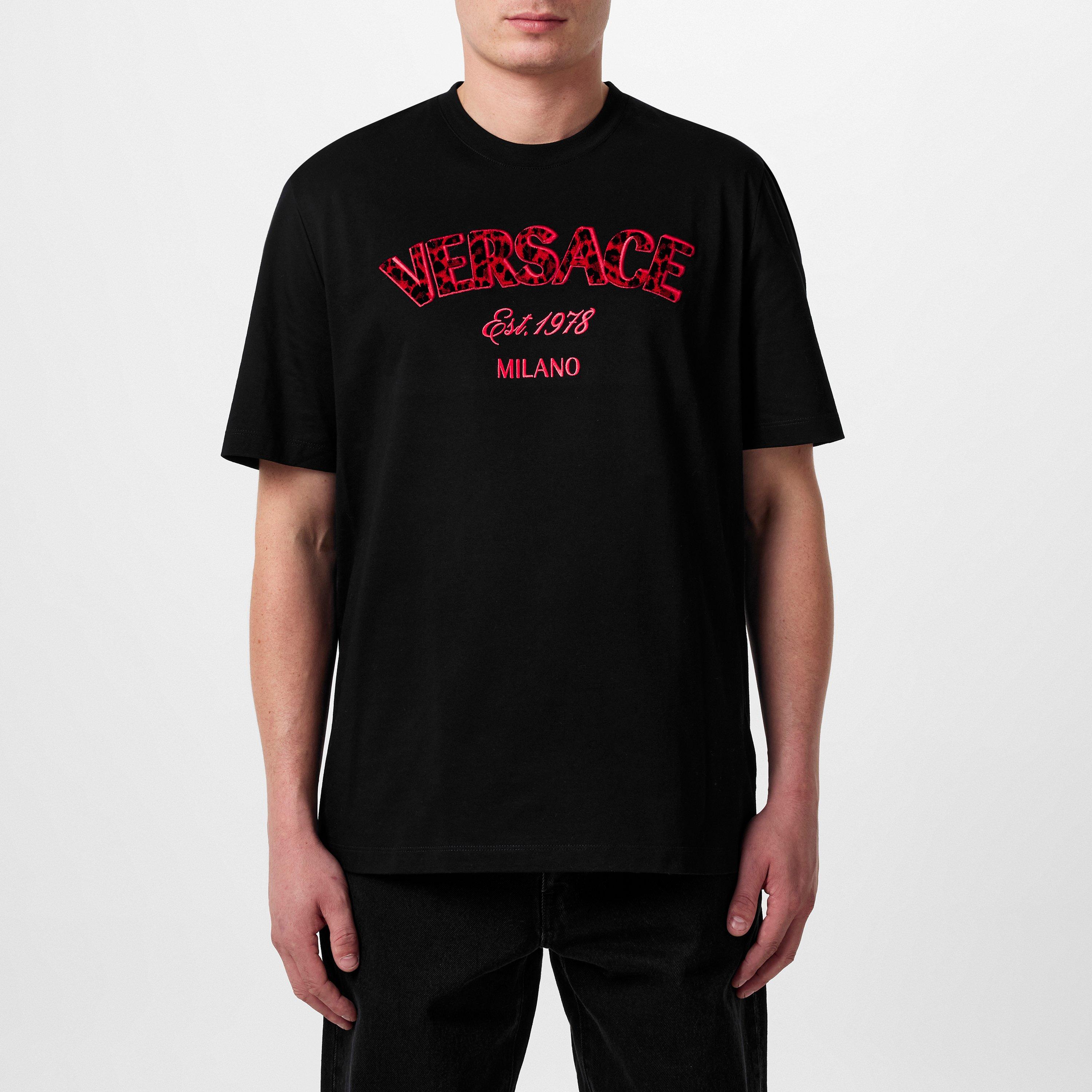 Black - Versace - Logo T-Shirt - 3