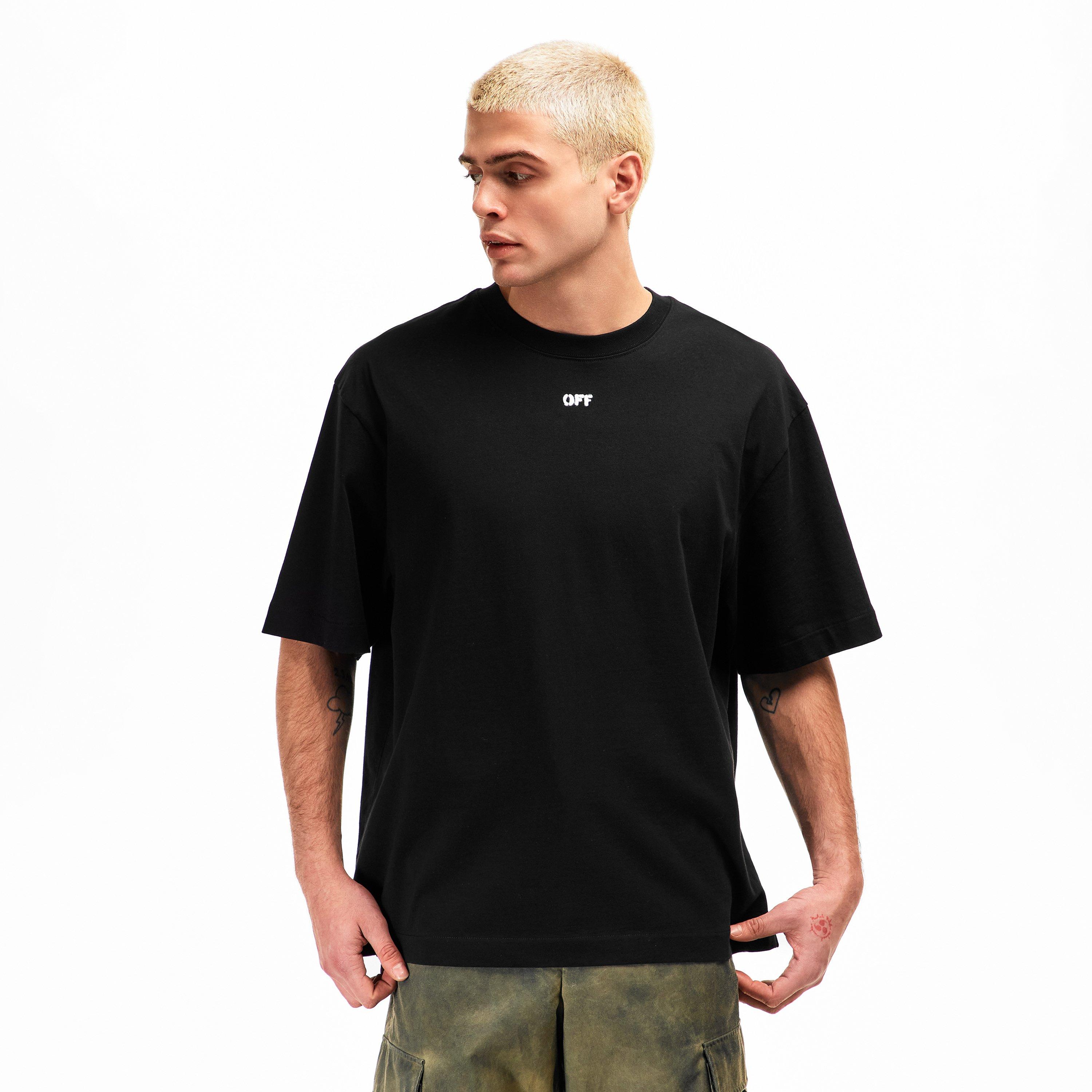 Black 0001 - Off White - Off Paint Arrow Tee Sn62 - 3