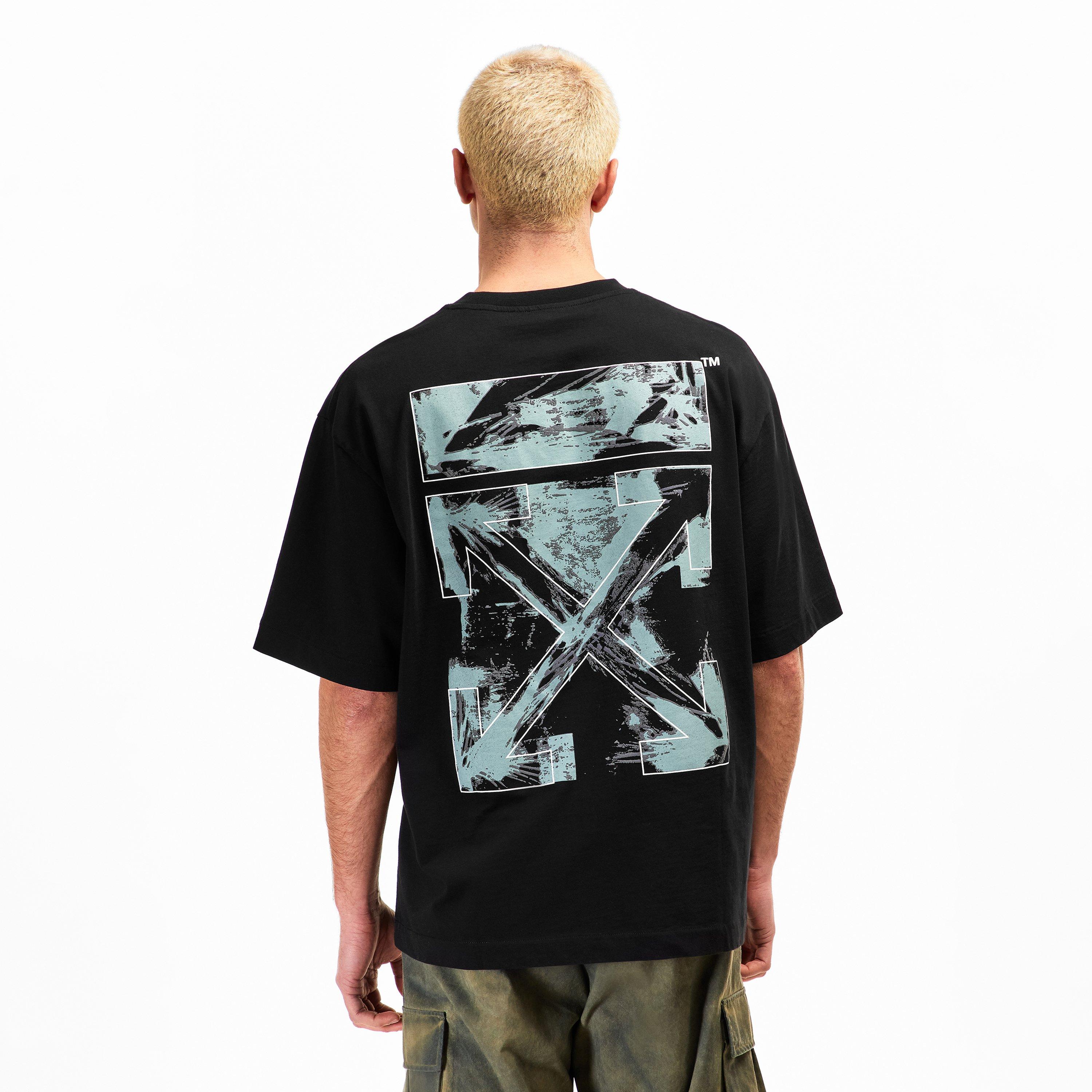 Black 0001 - Off White - Off Paint Arrow Tee Sn62 - 4