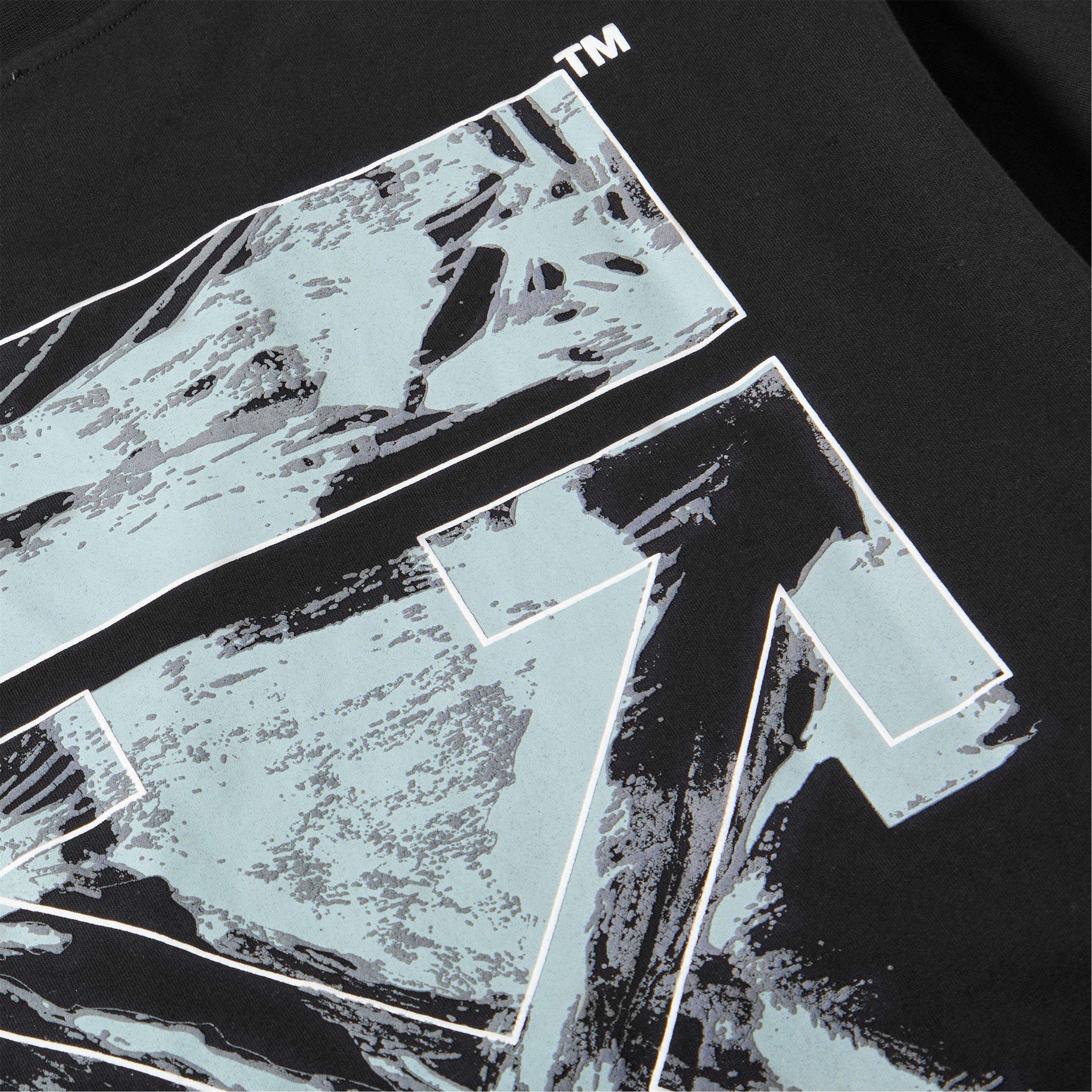 Black 0001 - Off White - Men's Paint Arrow Oversized T-Shirt - 5