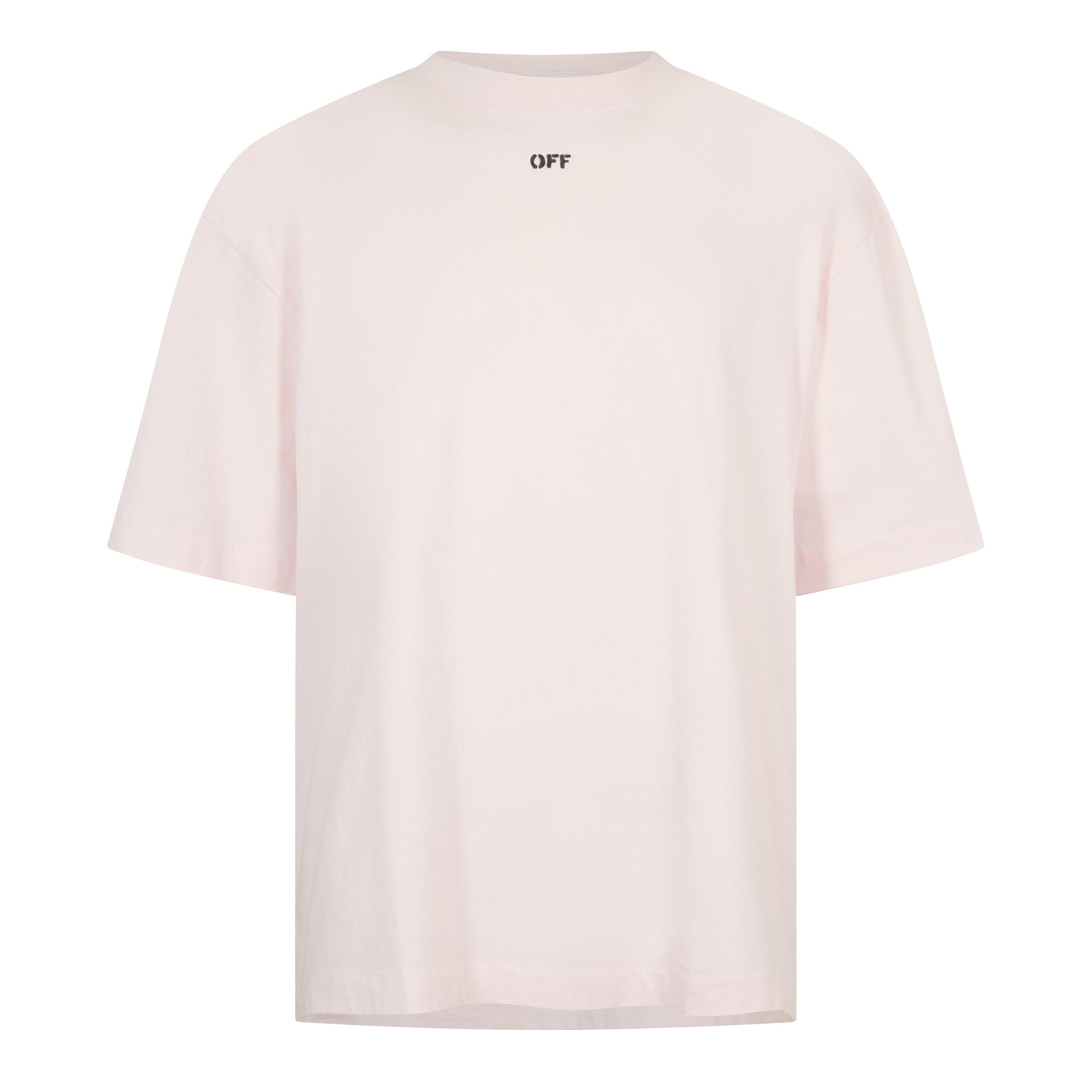 Off White Men's Paint Arrow Oversized T-Shirt -  Mauve 6080 - M