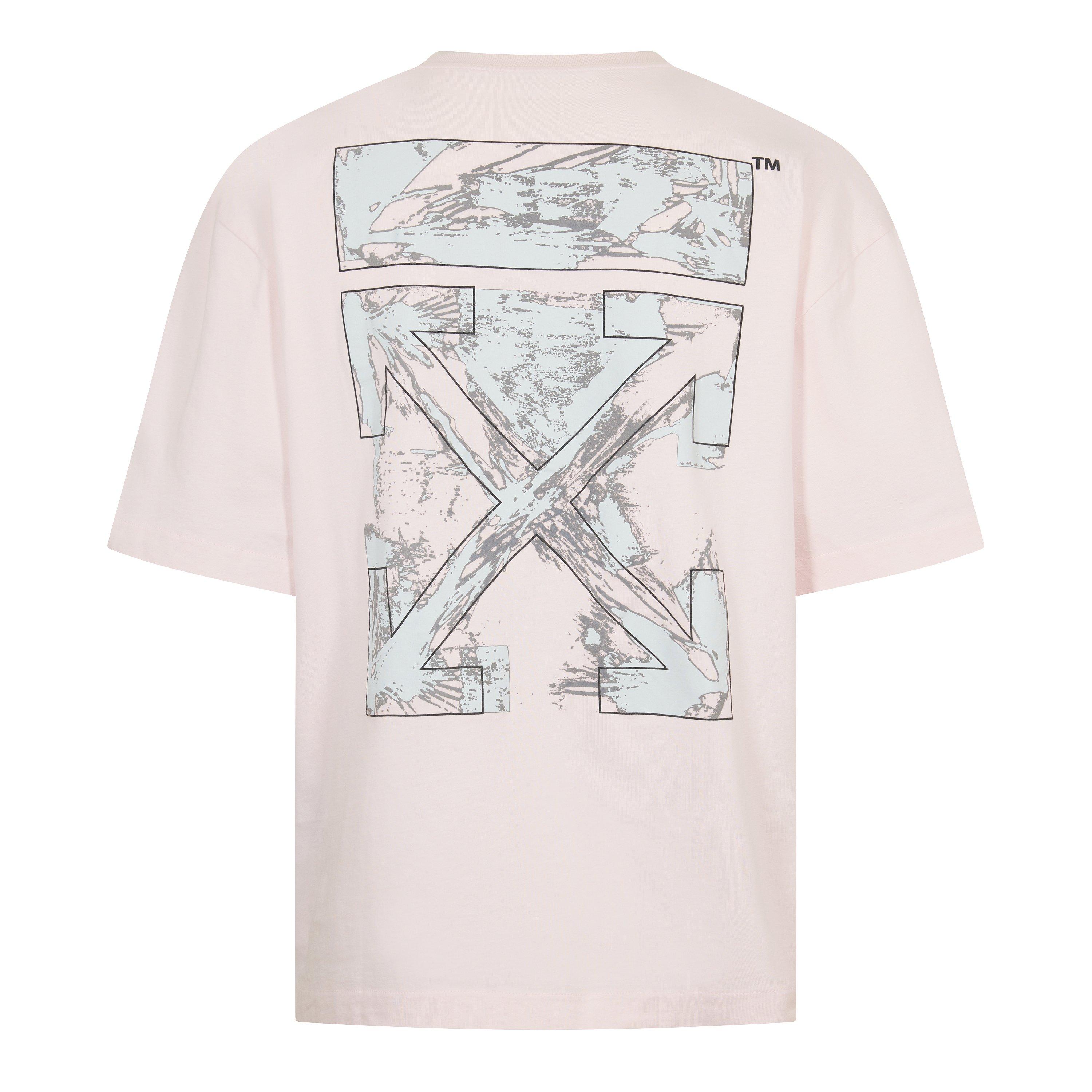  Mauve 6080 - Off White - Men's Paint Arrow Oversized T-Shirt - 2